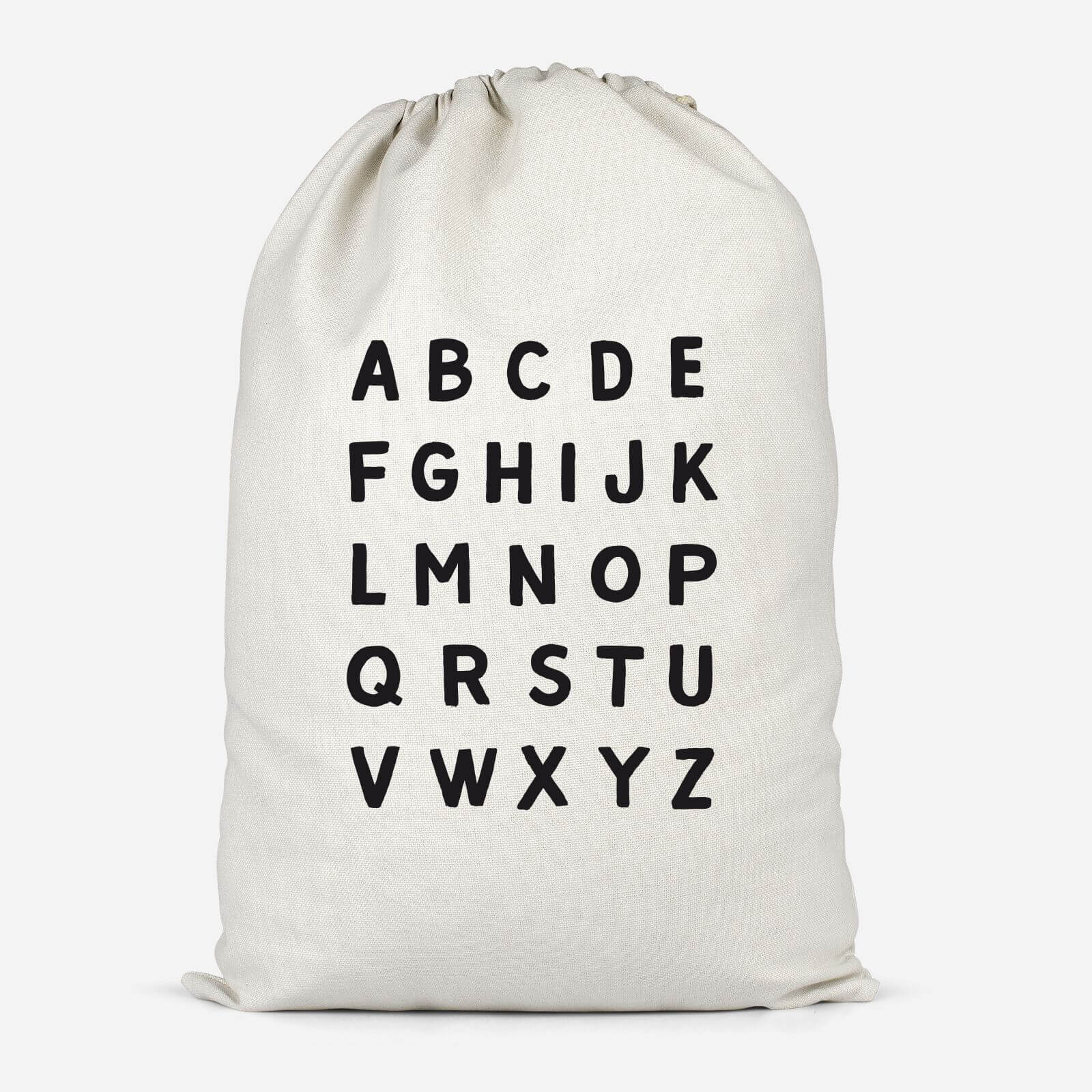 Alphabet Cotton Storage Bag - Small