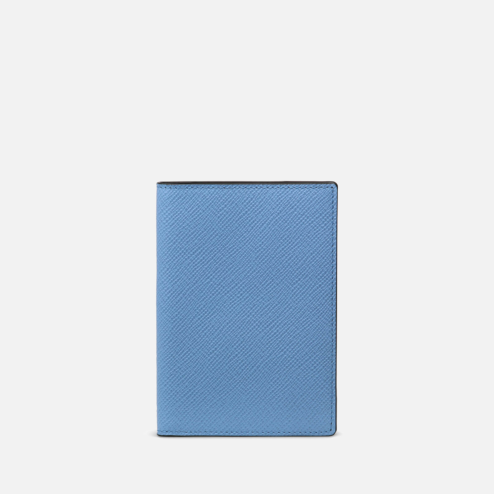 Smythson Women's Panama Passport Cover - Nile Blue