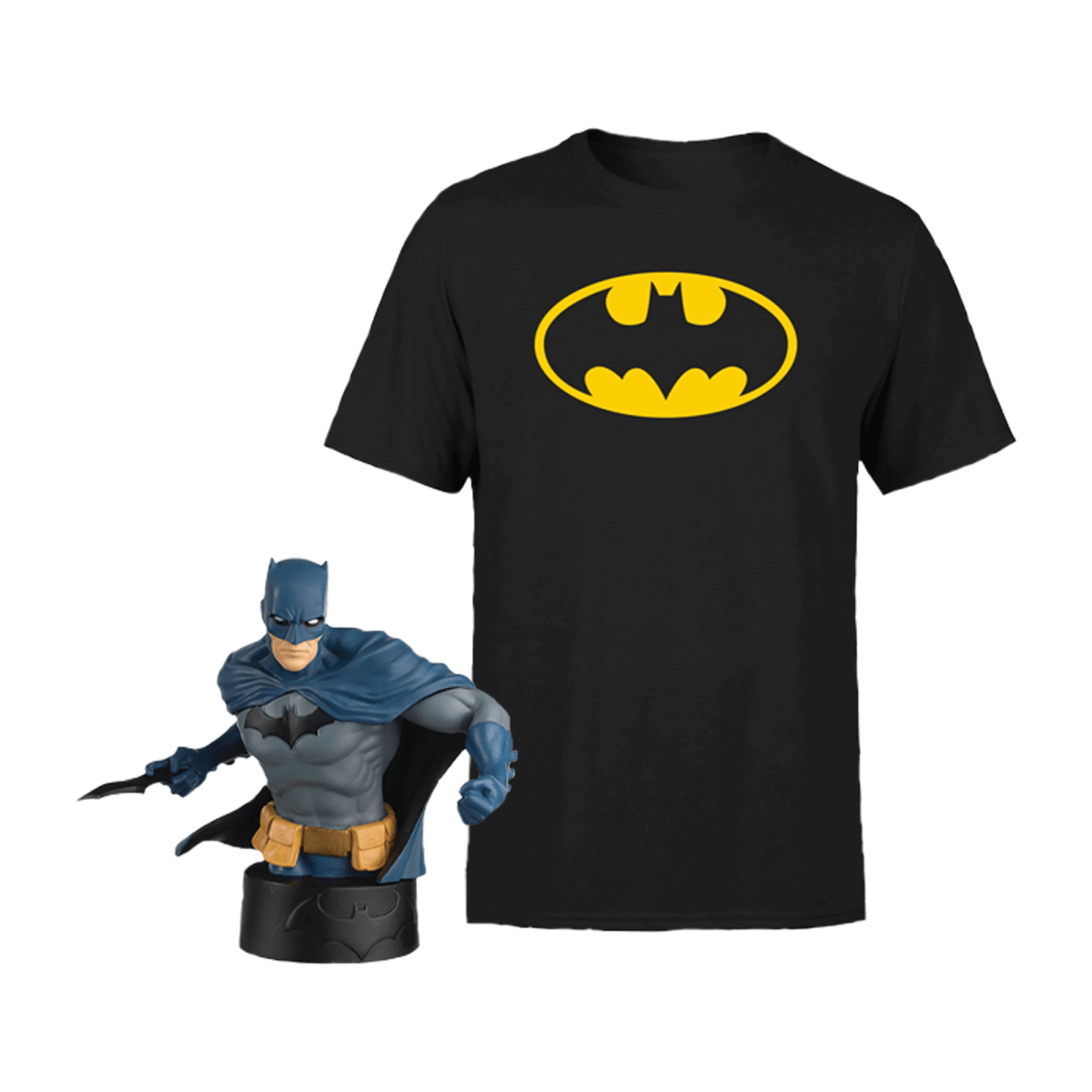 Batman Tee & Statue Bundle - Men's - XS - Black