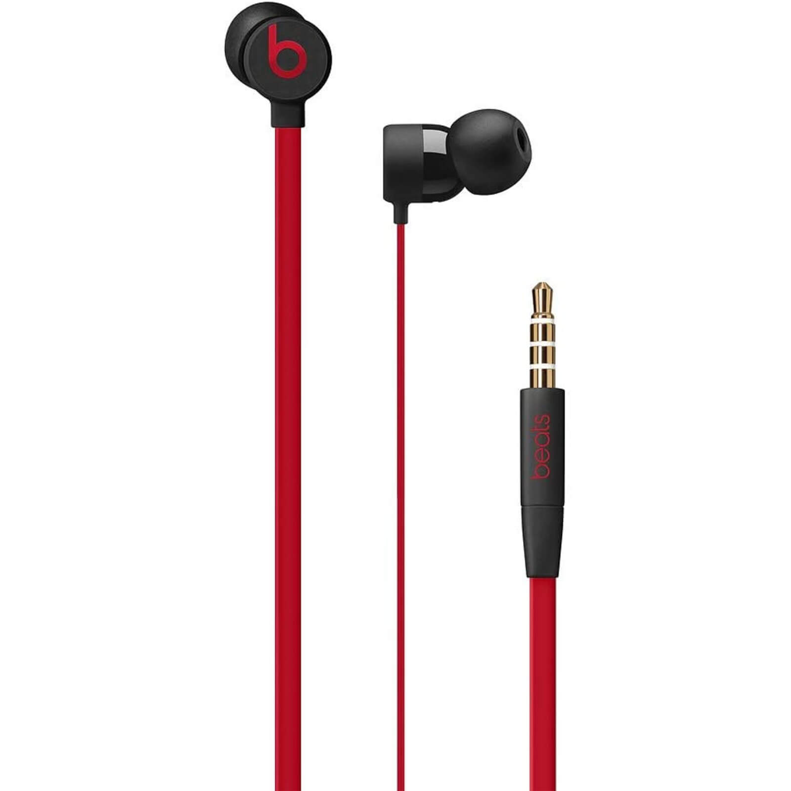 Beats urBeats3 Earphones with 3.5mm Plug - Defiant Black/Red