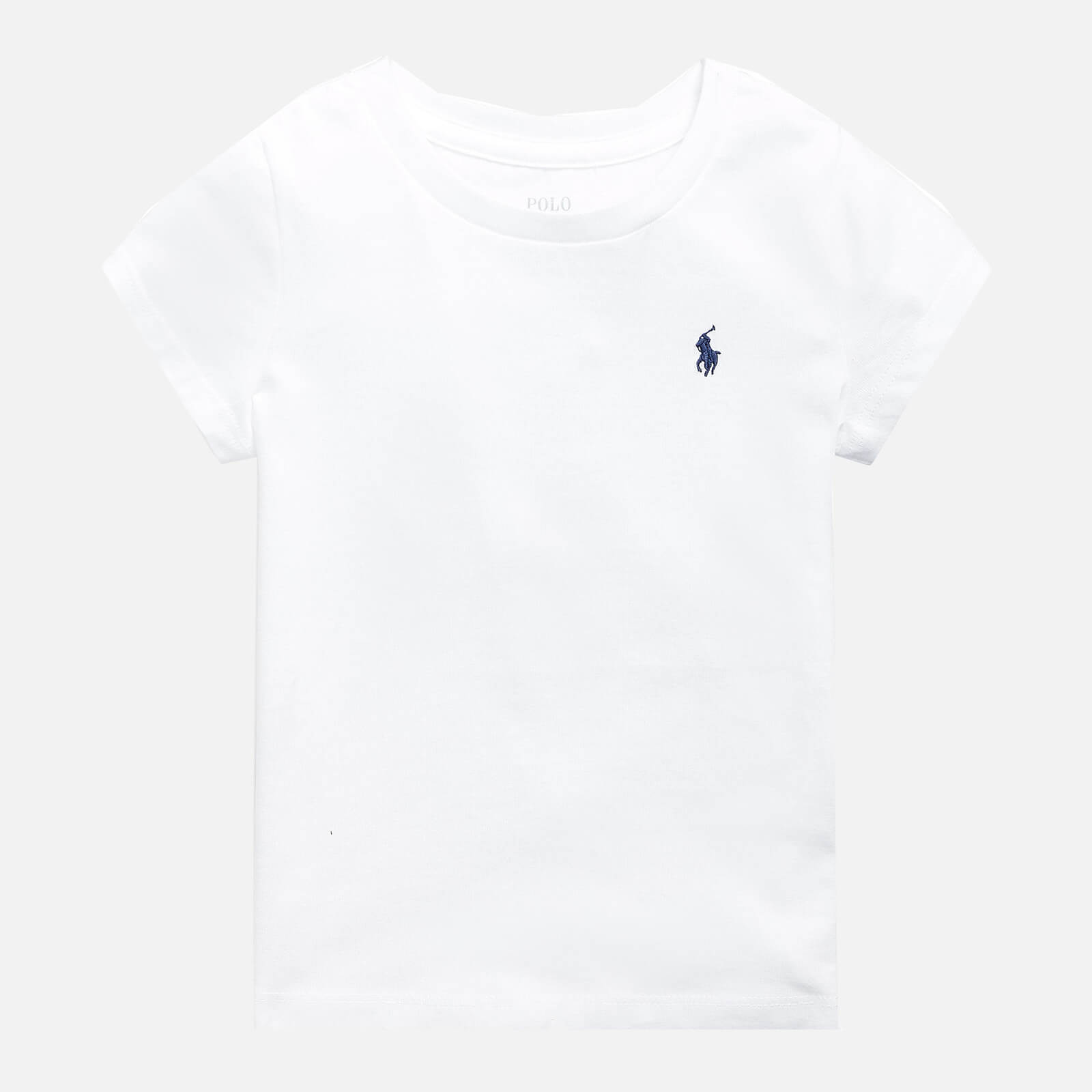 Polo Ralph Lauren Girls' Small Logo T-Shirt - White/C - 12-14 Years