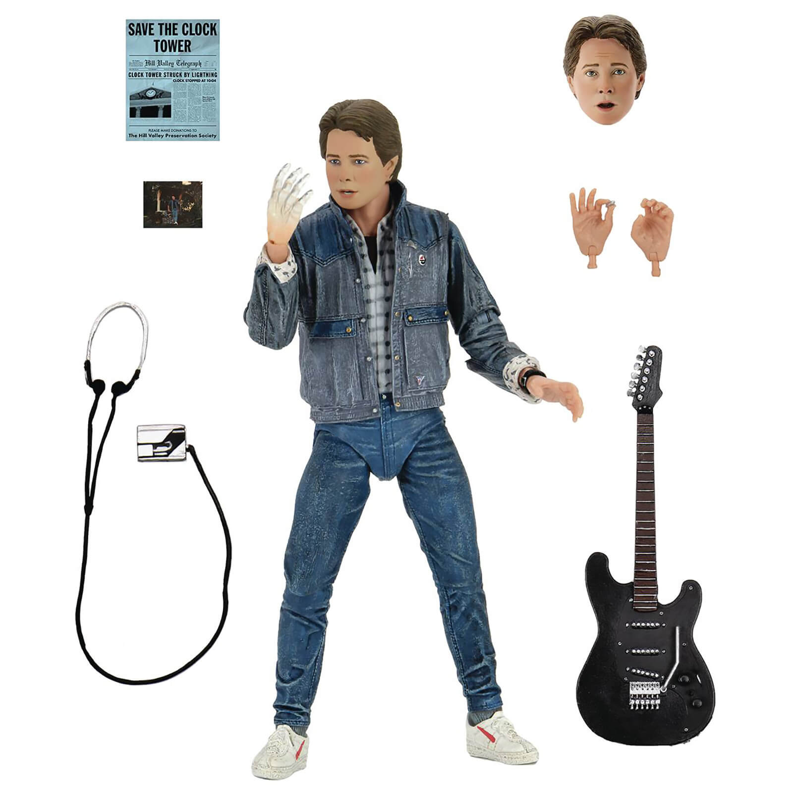 Image of Marty McFly 1985 Guitar Audition (Back to the Future) Neca Action Figure