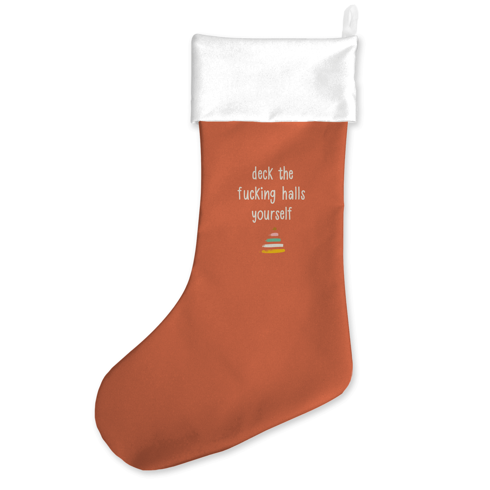 Deck The Halls Christmas Stocking