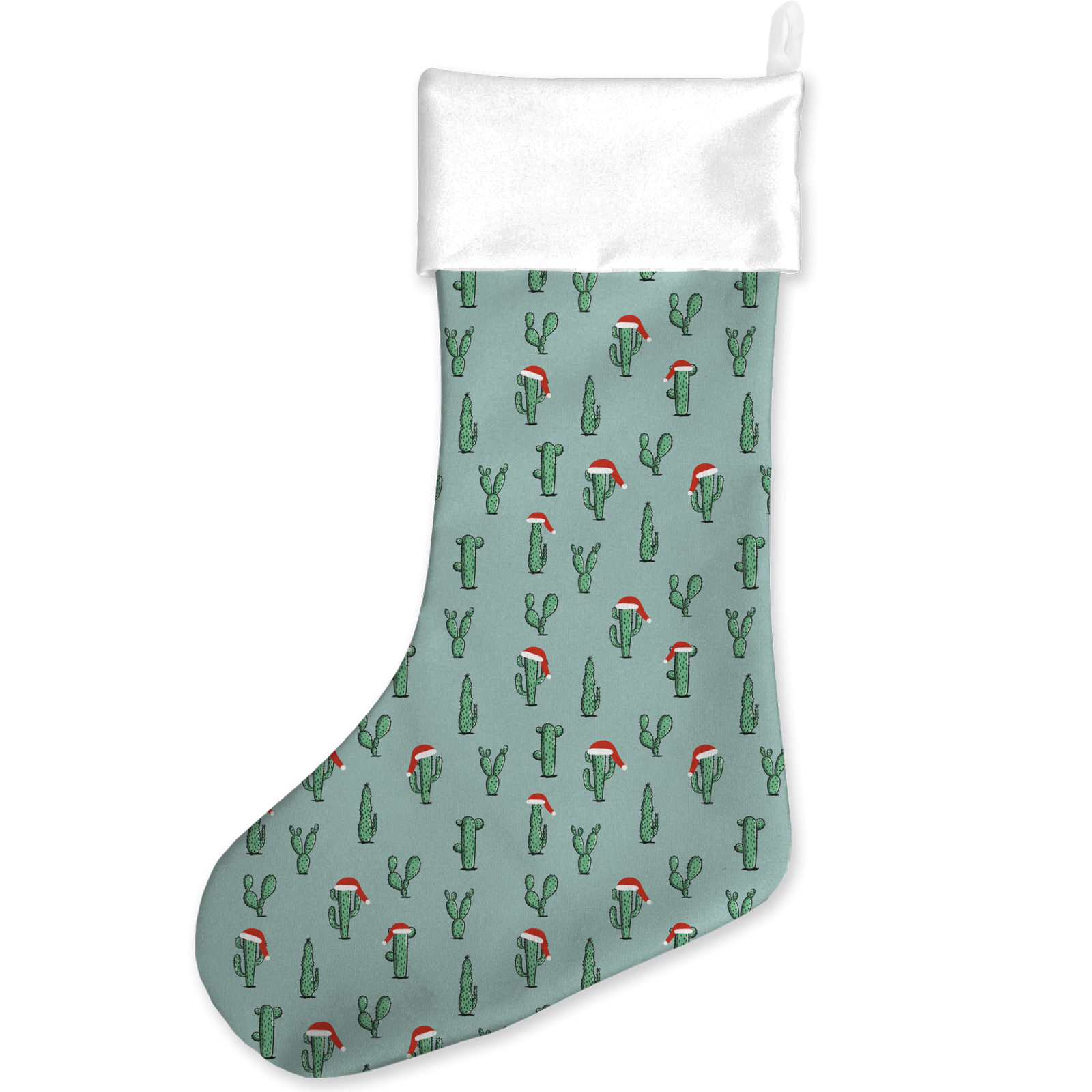 Cactus Santa Christmas Stocking