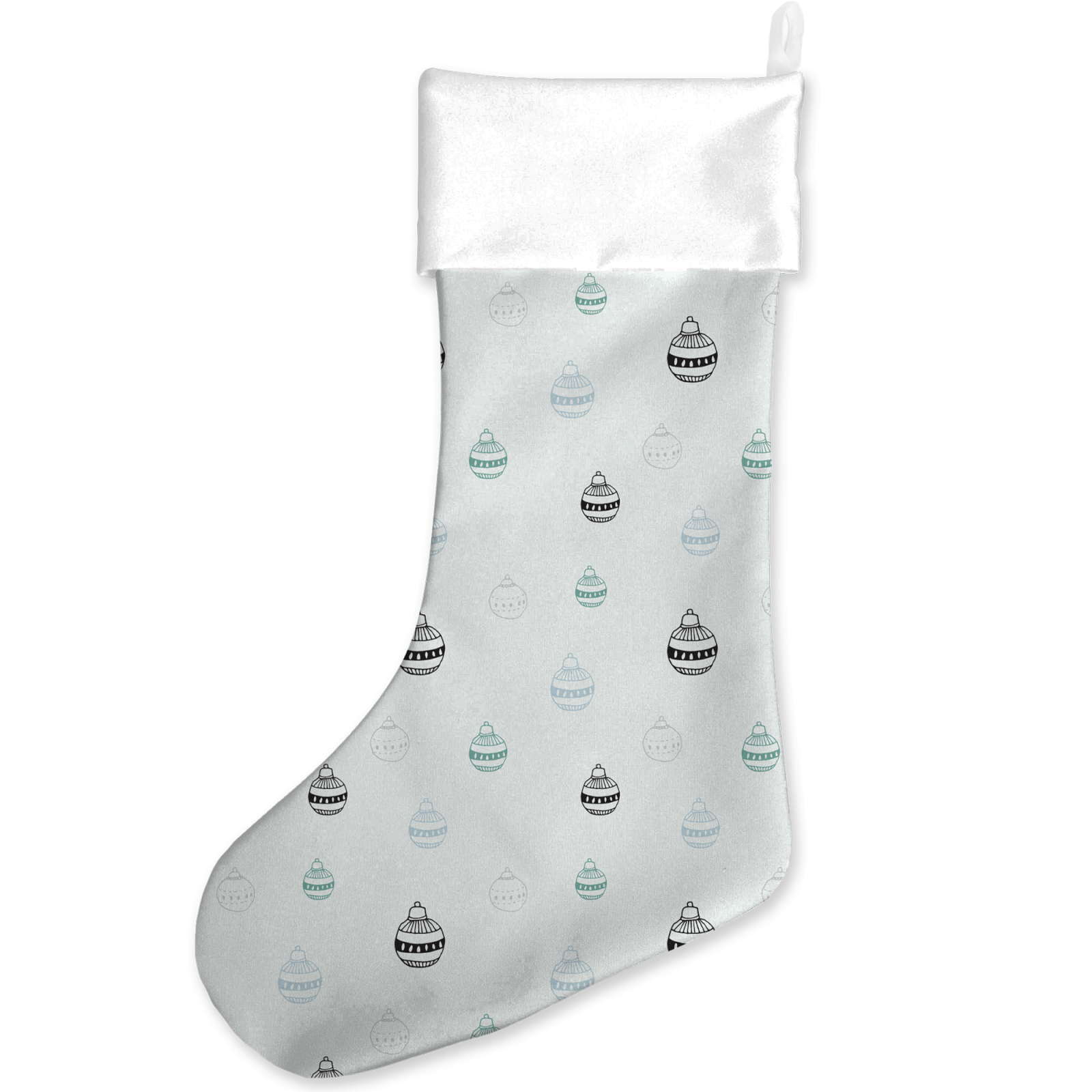 Bauble Pattern Christmas Stocking