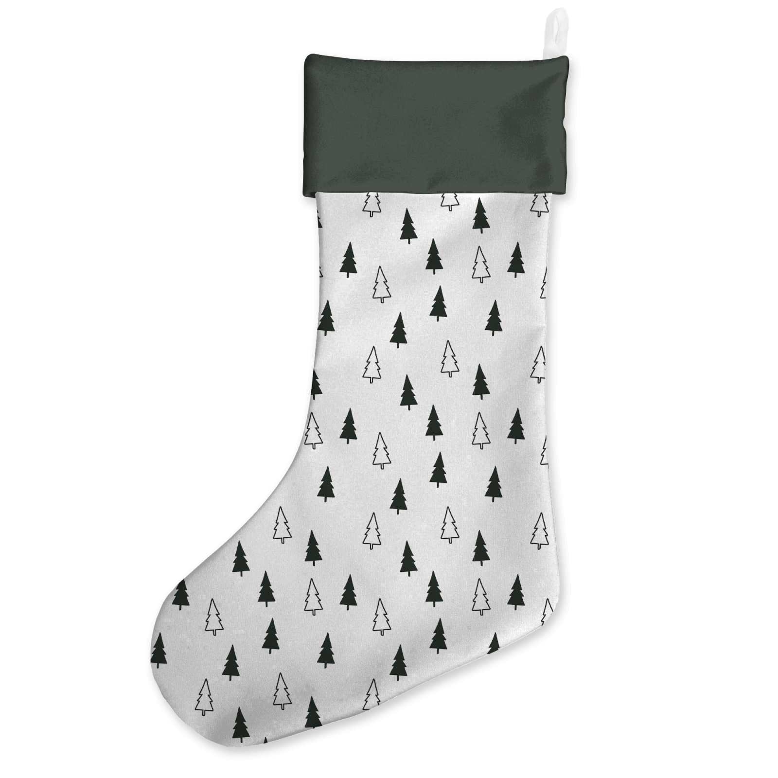 Black And White Christmas Stocking