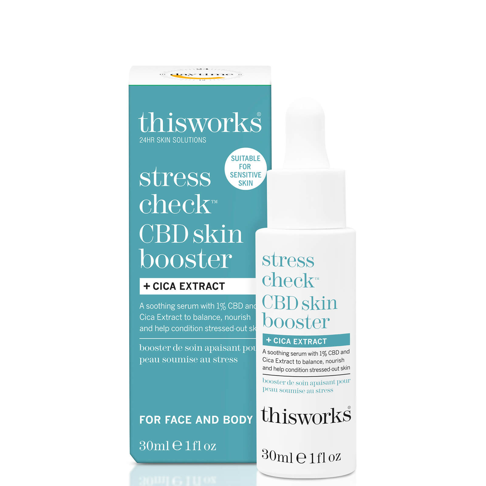 this works Stress Check CBD Skin Booster