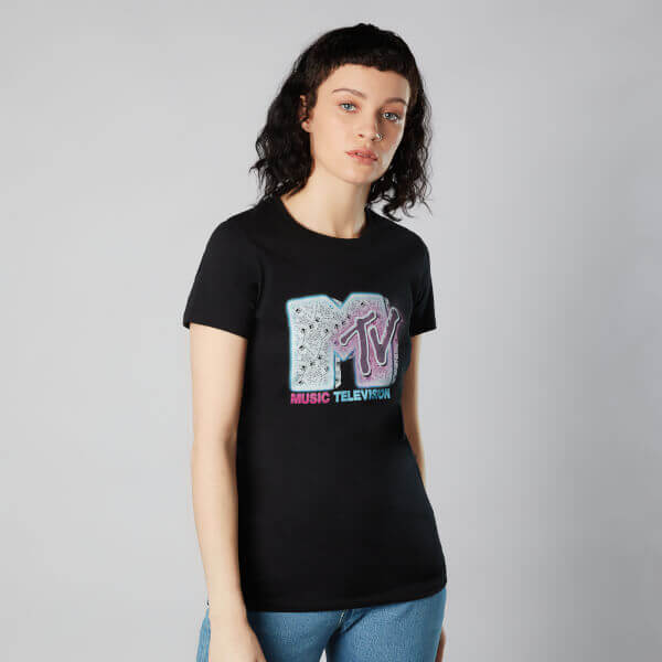MTV All Access T-Shirt Damen T-Shirt – Schwarz – XS
