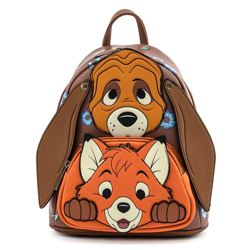 Loungefly Disney Fox And Hound Todd and Copper Cosplay Mini Backpack