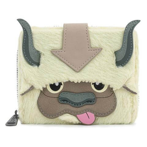 Loungefly Nickelodeon Avatar Aang Appa Cosplay Plush Zip Around Wallet