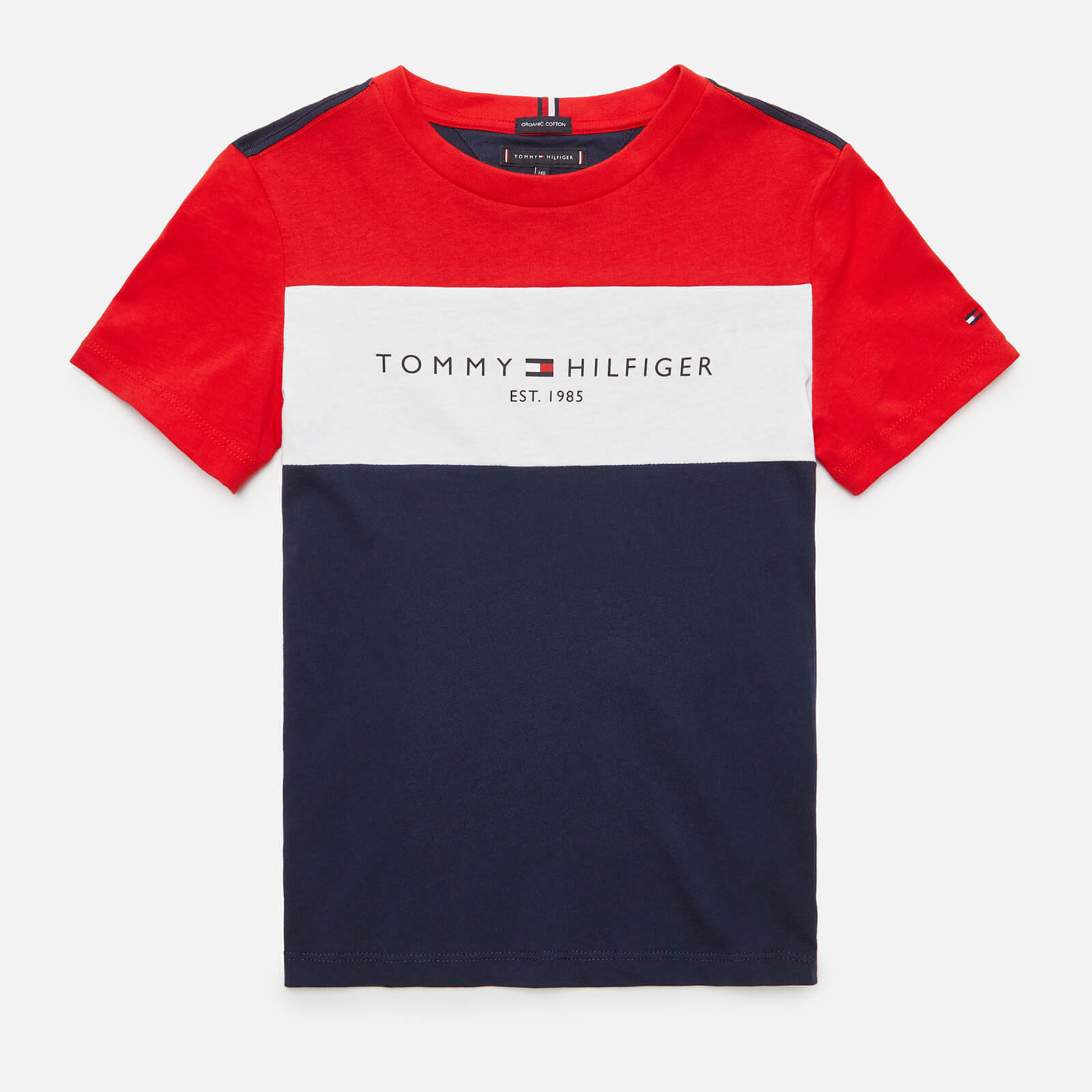 Tommy Hilfiger Boys' Essential Colorblock T-Shirt - Navy - 12 Years