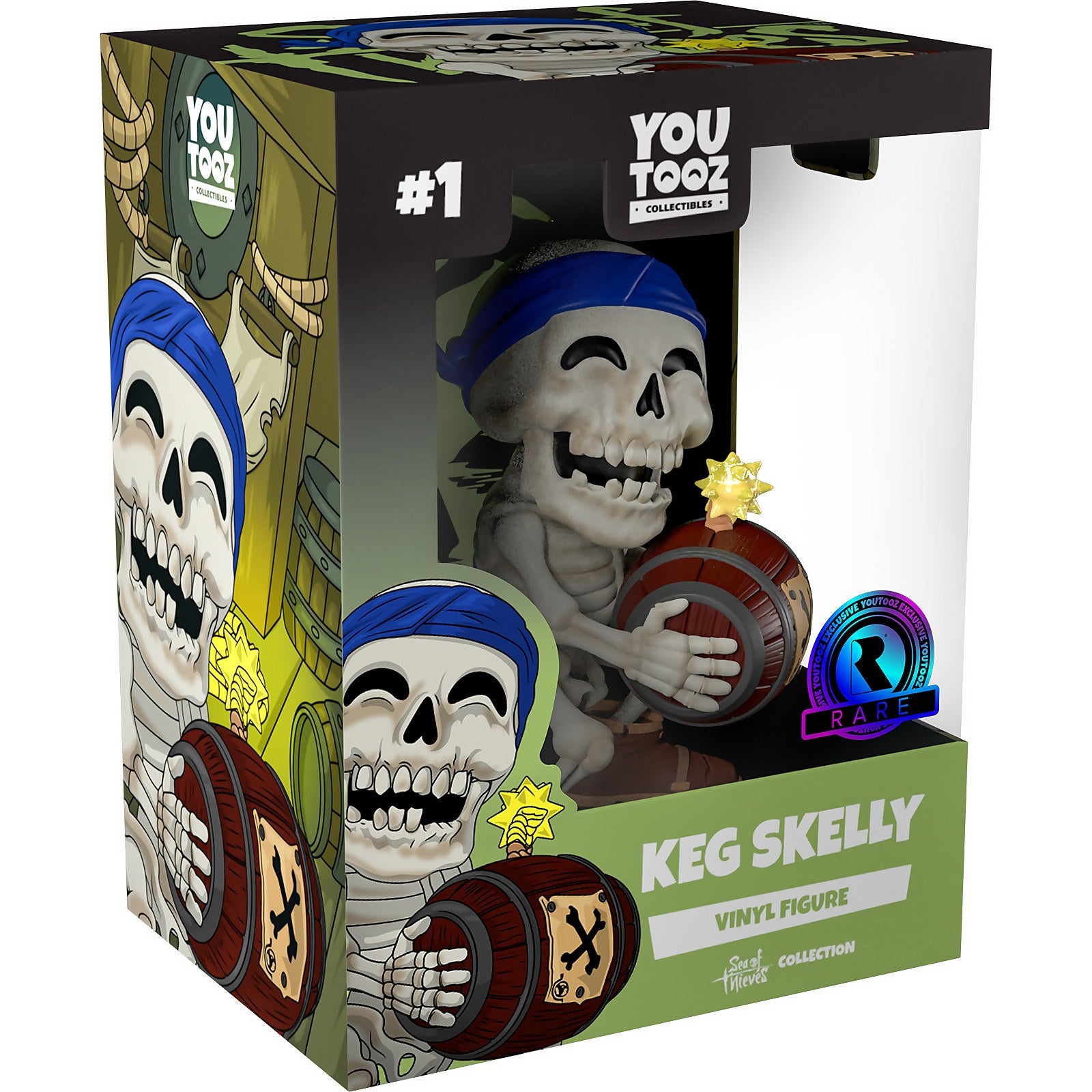 Image of Youtooz Sea of Thieves 5 Vinyl Collectible Figure - Keg Skelly (Rare Store Exclusive)