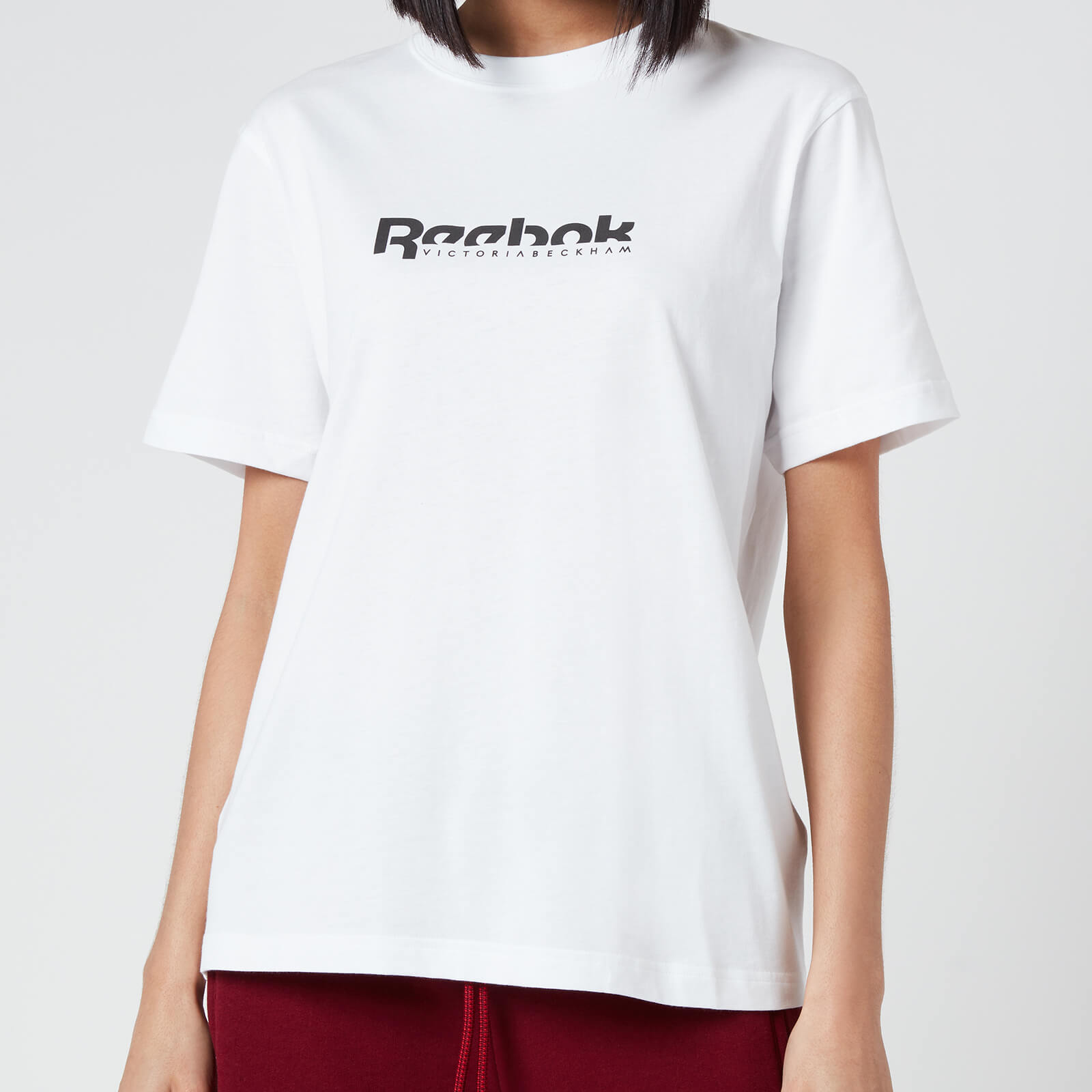Reebok X Victoria Beckham Women's RBK VB T-Shirt - White - XS