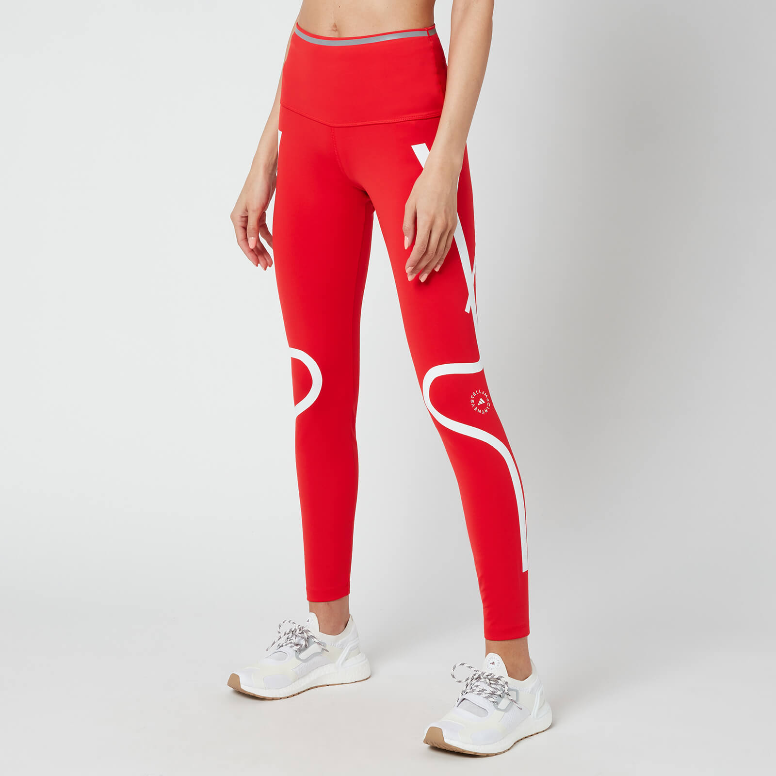 Adidas by Stella McCartney Women's Truepace Long Primeblue Tights - Red - S