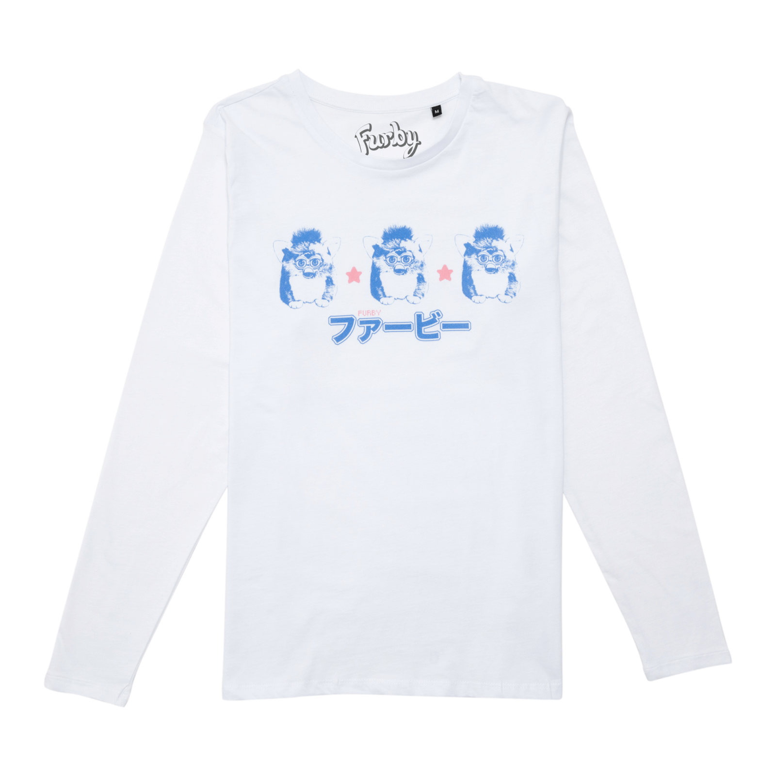 Furby Team Furby Unisex Long Sleeve T-Shirt - White - XS