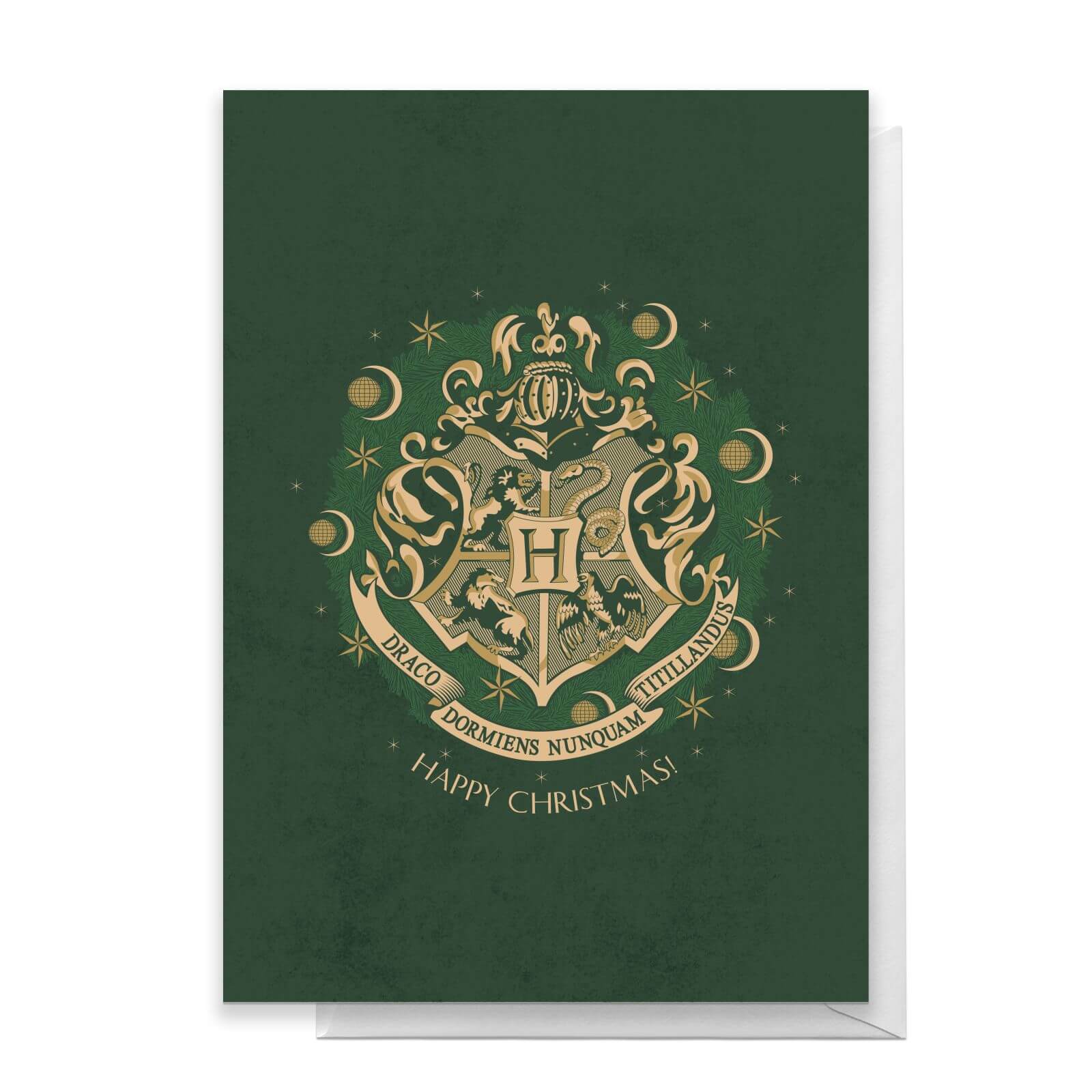 

Harry Potter Crest Happy Christmas Greetings Card - Standard Card