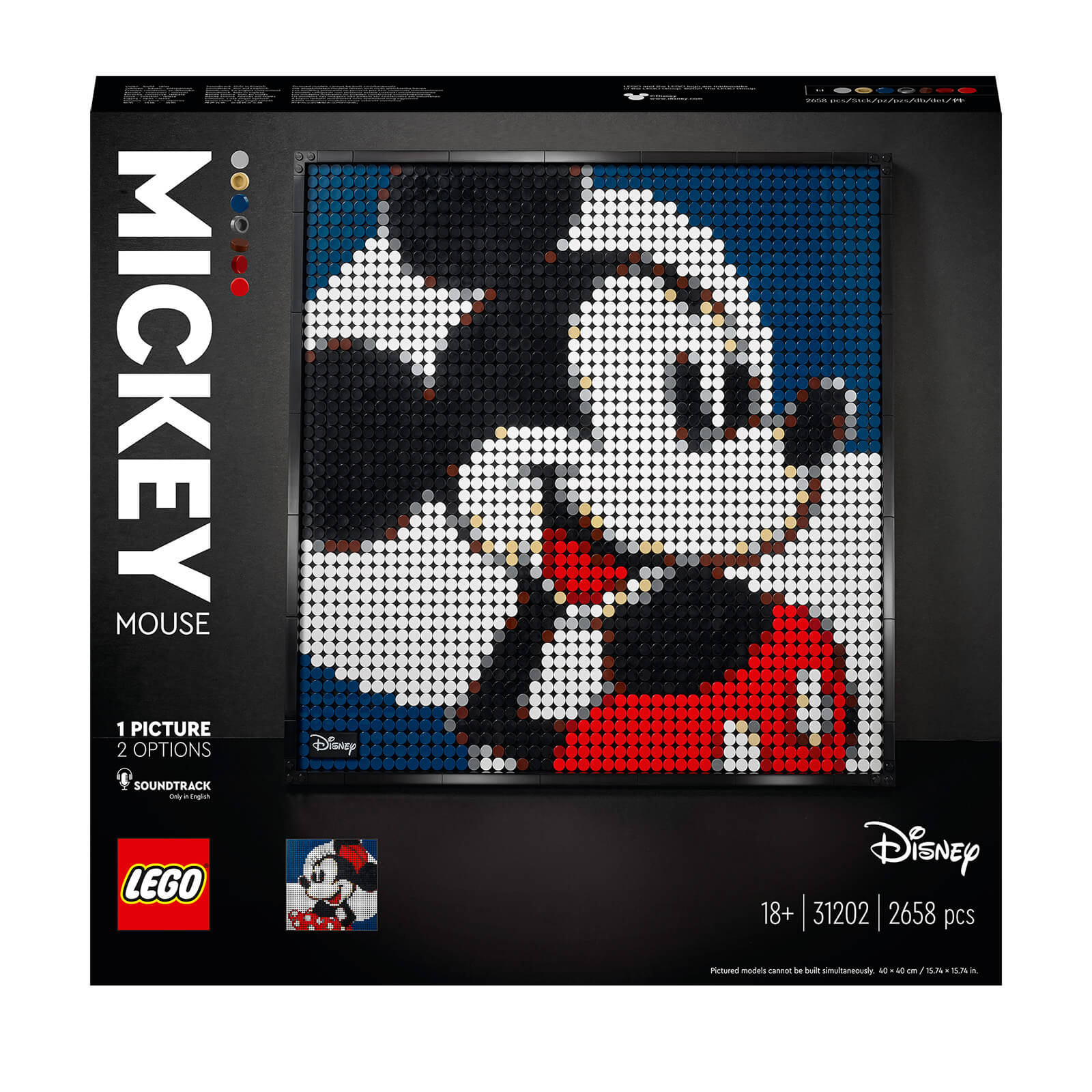 LEGO Art Disneys Mickey Mouse Poster Canvas Set (31202)