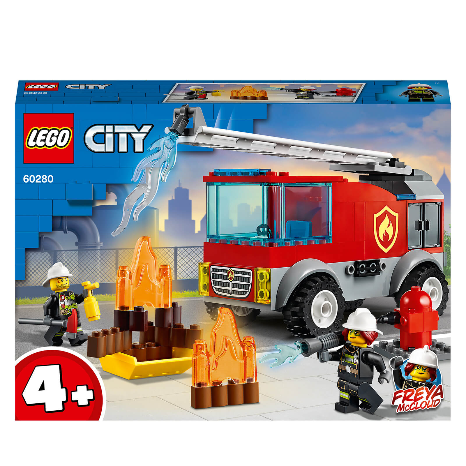 LEGO City: Juego de construcción de camiones de bomberos (60280)