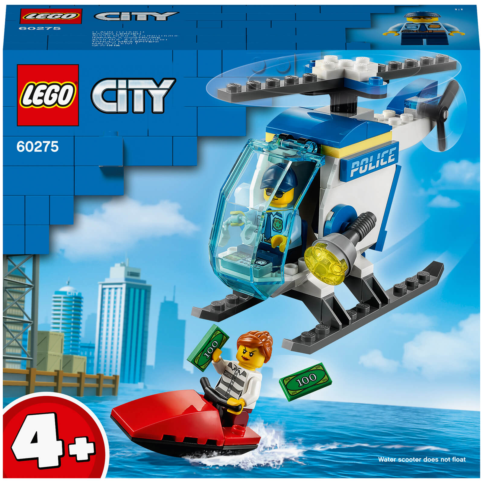 LEGO City: Police Helicopter Toy (60275)
