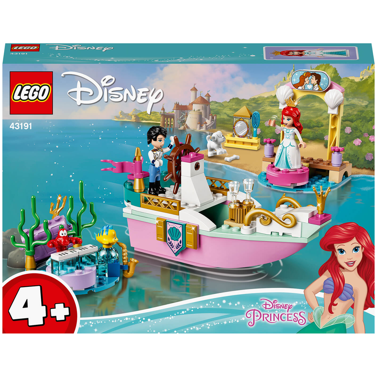 LEGO Disney Princess: Ariel’s Celebration Boat Toy (43191)