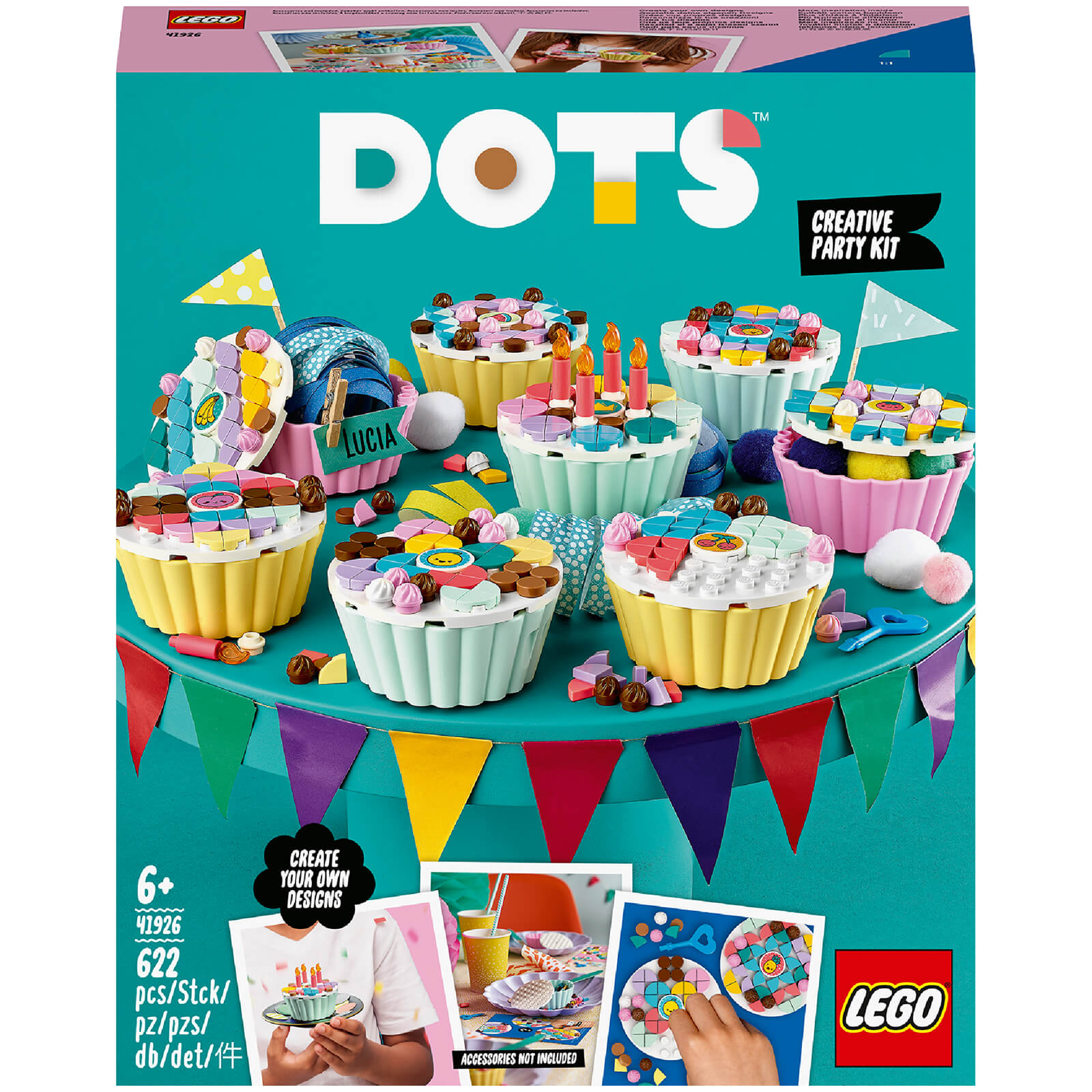 LEGO DOTS: Creative Party Kit Birthday Cupcakes Set (41926)