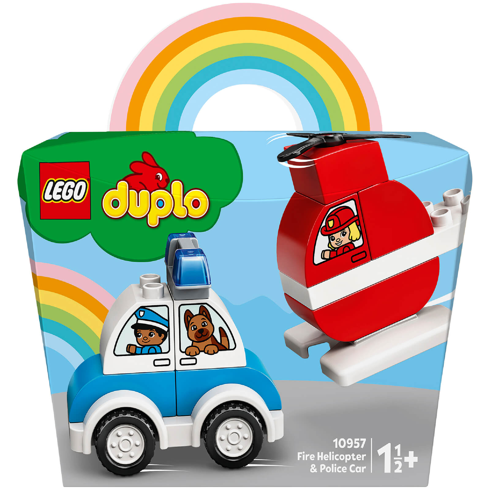 LEGO DUPLO My First: Fire Helicopter and Police Car Toy (10957) LEGO DUPLO My First: Fire Helicopter and Police Car Toy (10957)