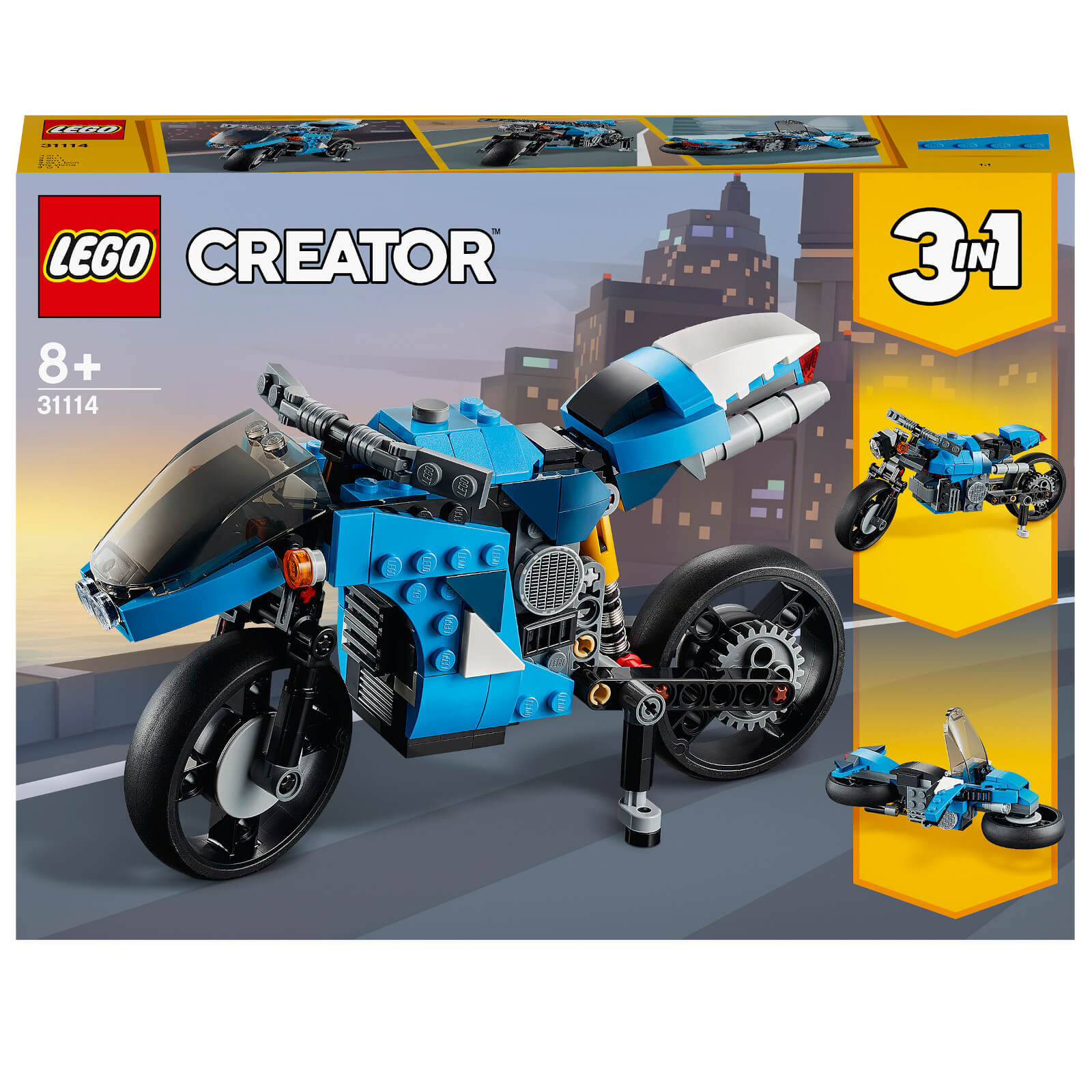 LEGO Creator: 3 in 1 Superbike Building Set (31114)