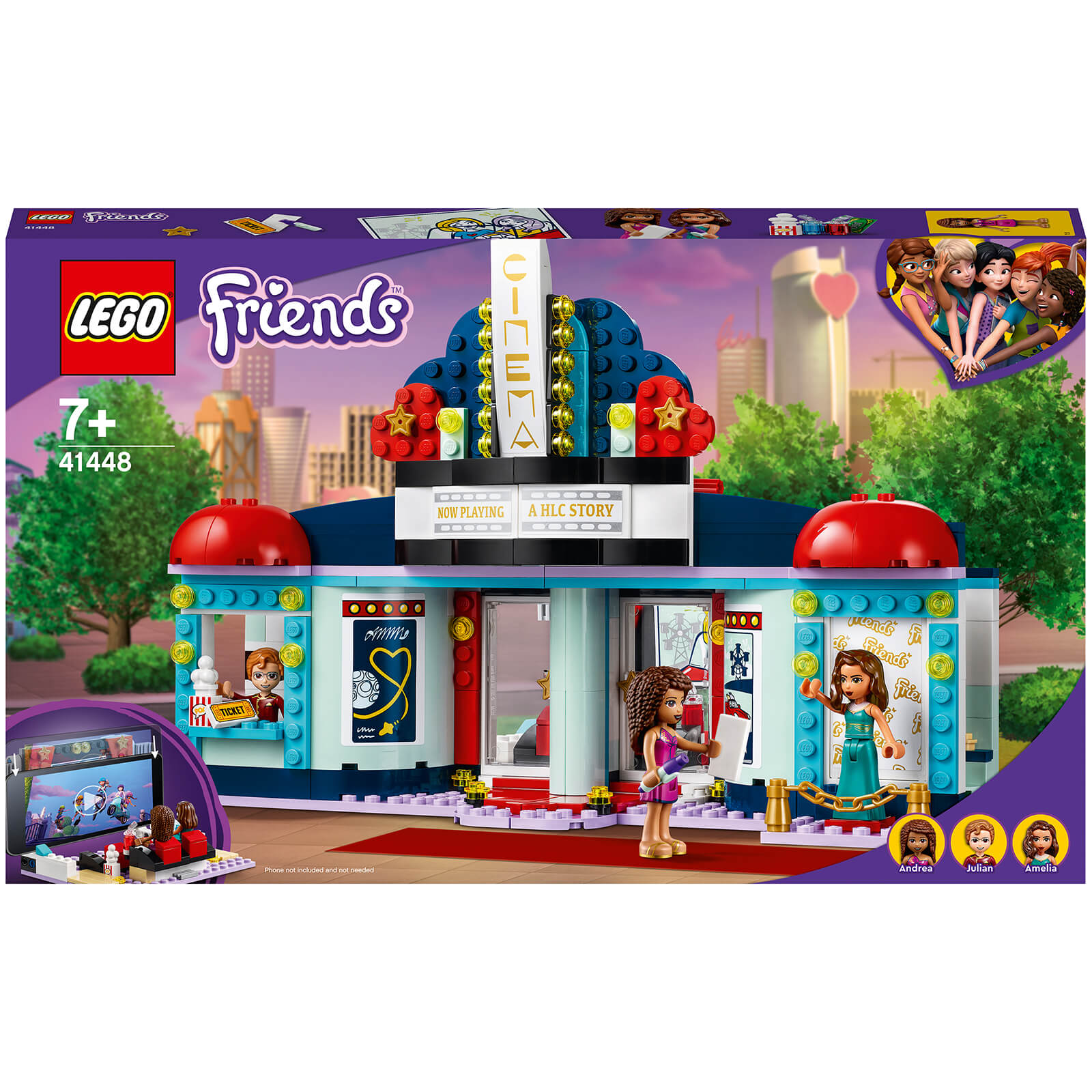 LEGO Friends: Heartlake City Movie Theater Cinema Toy (41448)