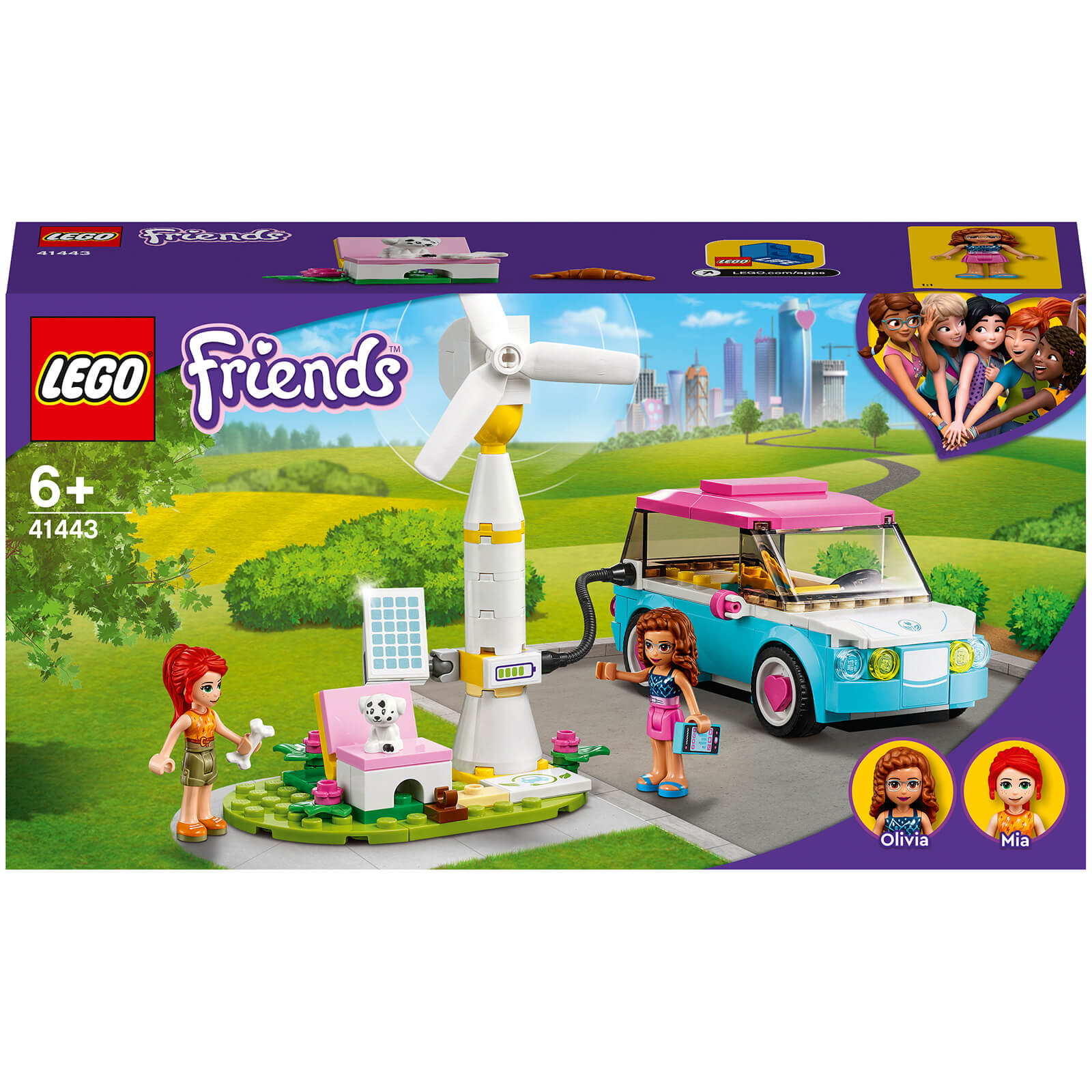 LEGO Friends: El coche eléctrico de Olivia Playset Eco (41443)