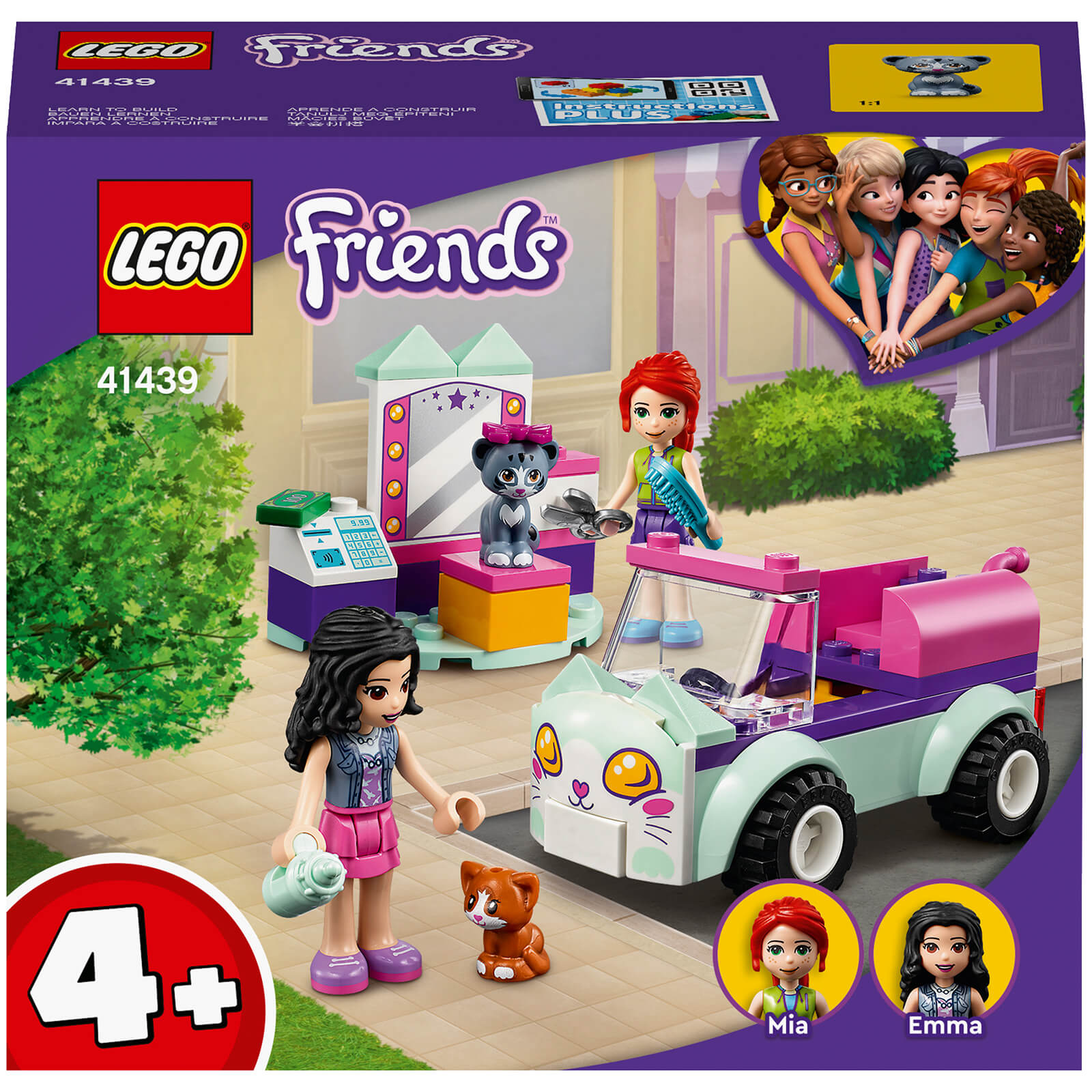LEGO Friends: Cat Grooming Car Toy Kittens Playset (41439)