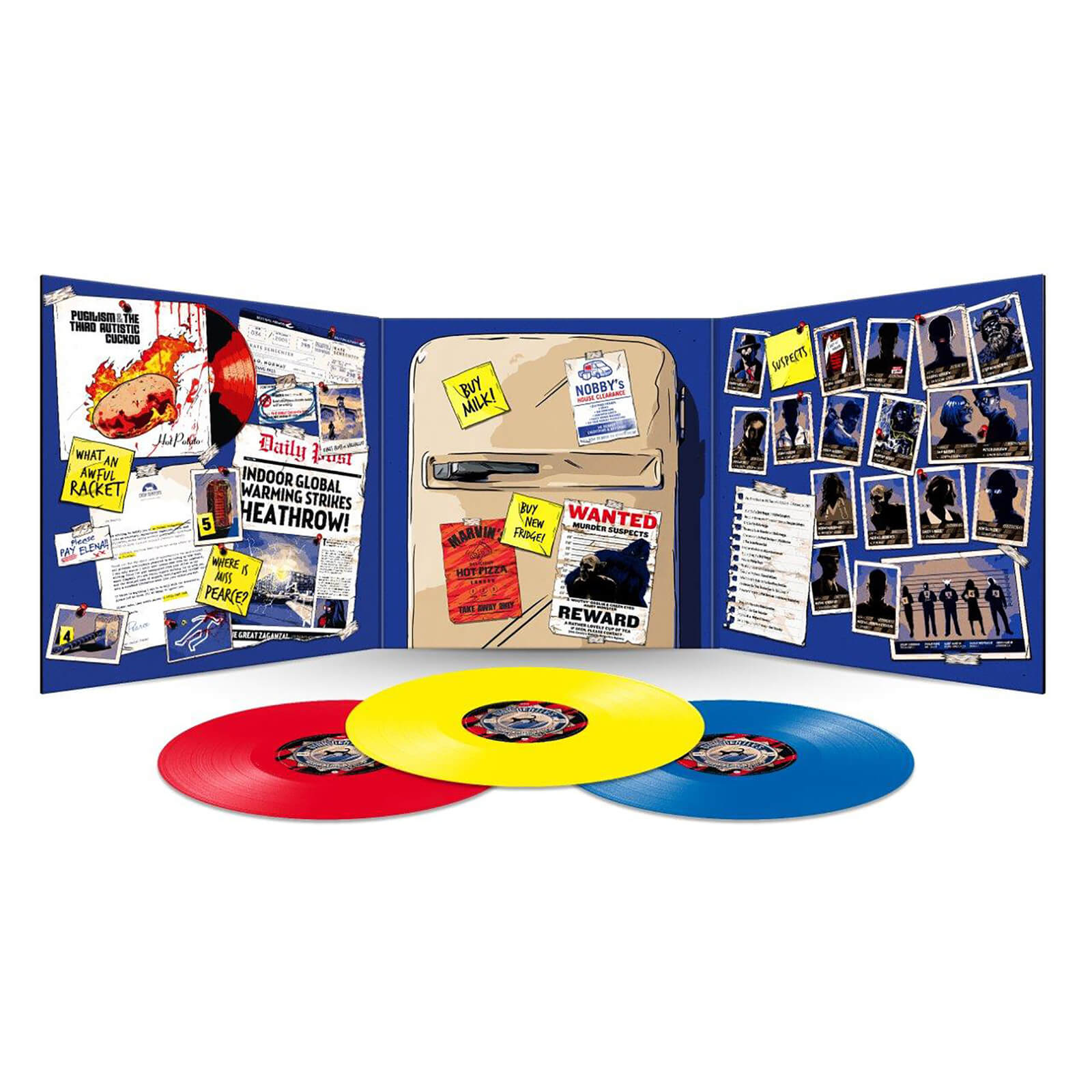 Dirk Gently: The Long Dark Tea-Time of the Soul (140g Red, Blue and Yellow Vinyl)
