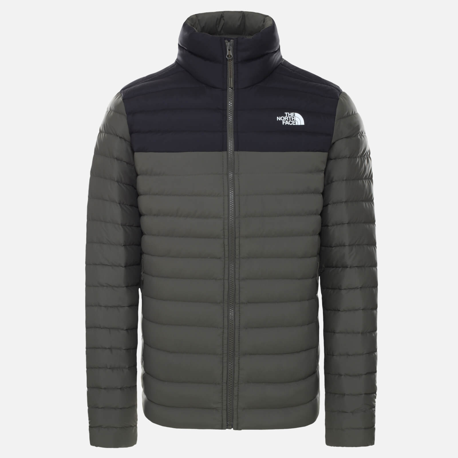 The North Face Men's Stretch Down Jacket - New Taupe Green/TNF Black - L