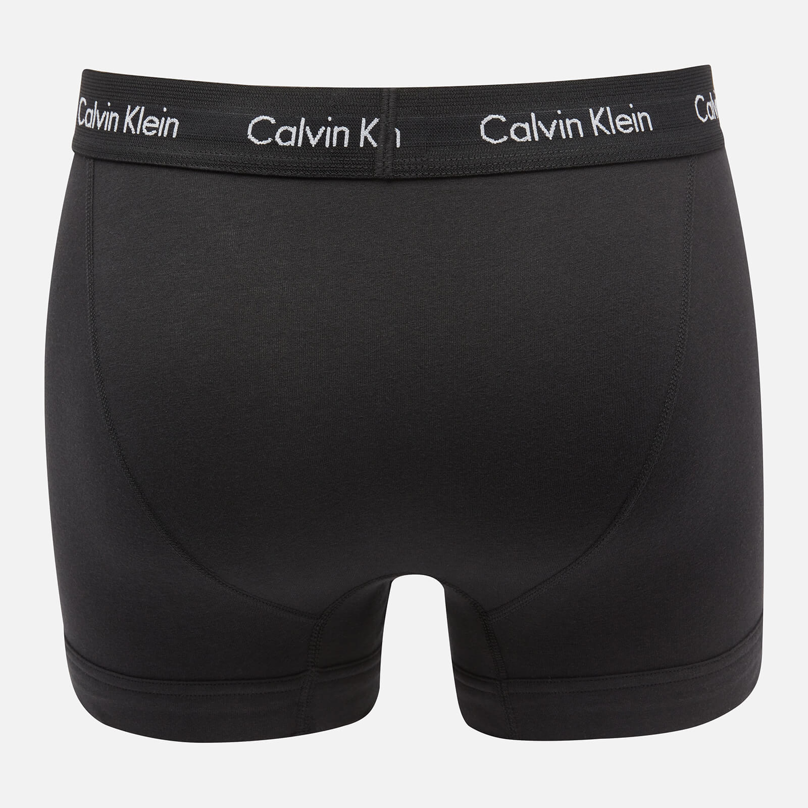 Calvin Klein Men's Cotton Stretch 3-Pack Trunks - Black/Blue/Blue - L