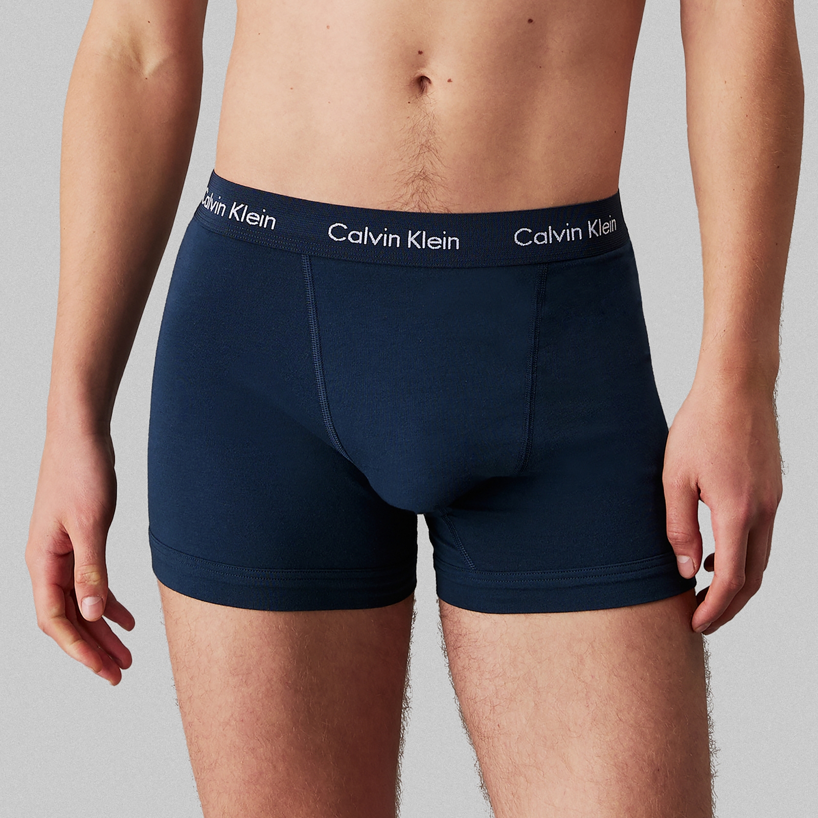 Calvin Klein Three-Pack Cotton-Jersey Trunks