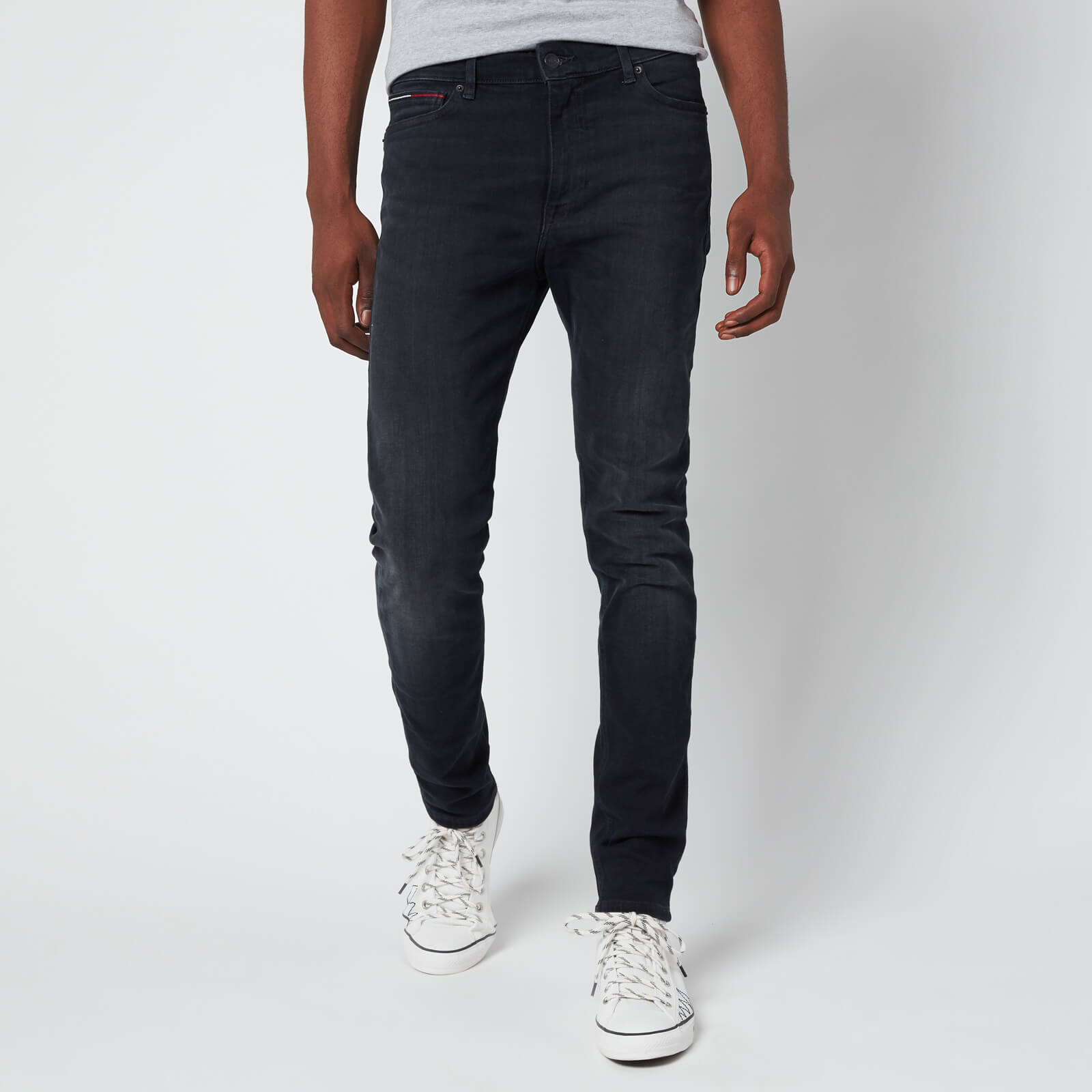 Tommy Jeans Men's Simon Skinny Fit Jeans - Dynamic Jacob Black - W30/L30