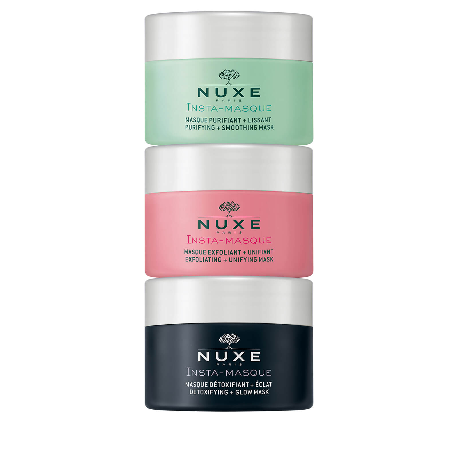 Nuxe Insta-masque Trio Set In White