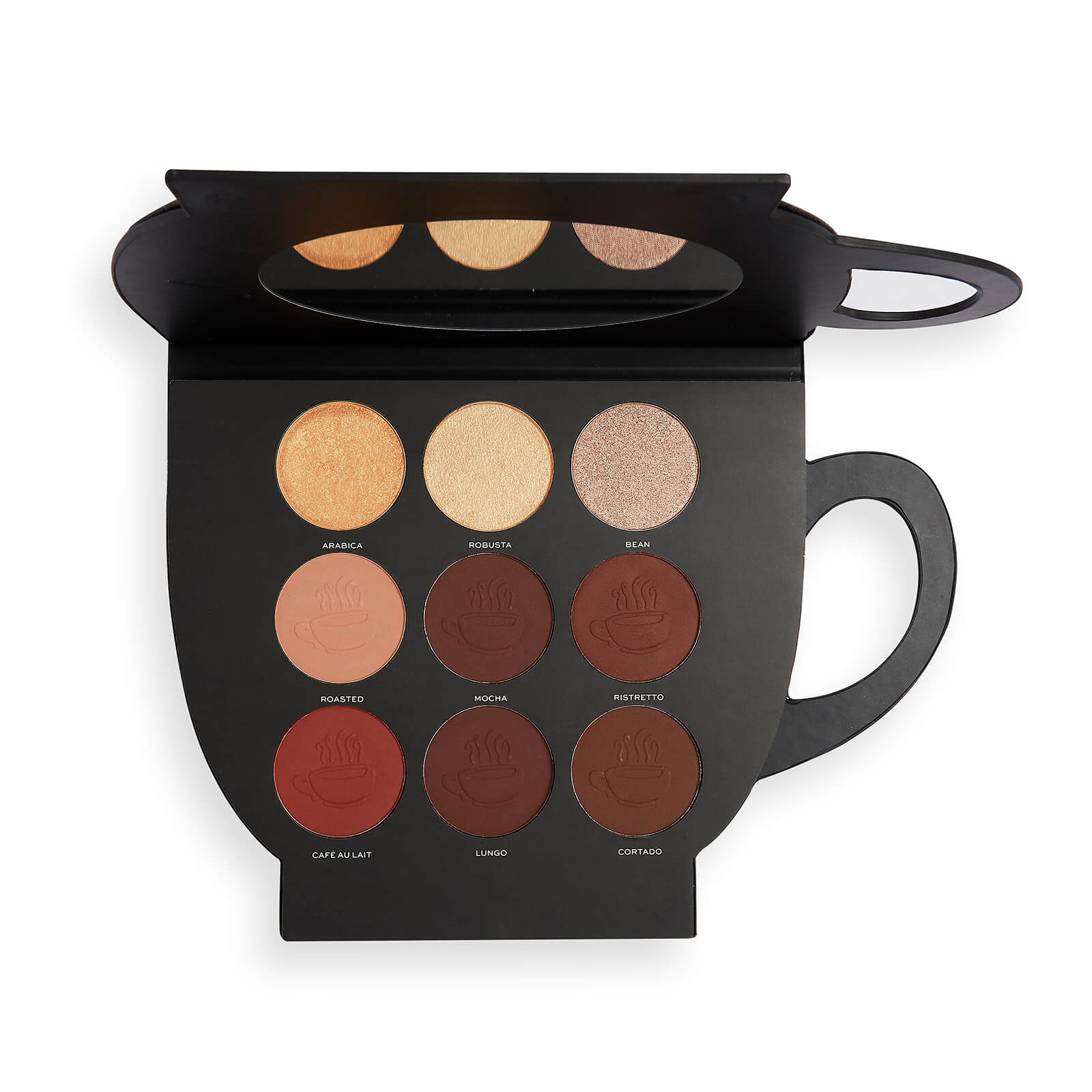 

Makeup Revolution X Friends Grab a Cup Face Palette Dark to Deep