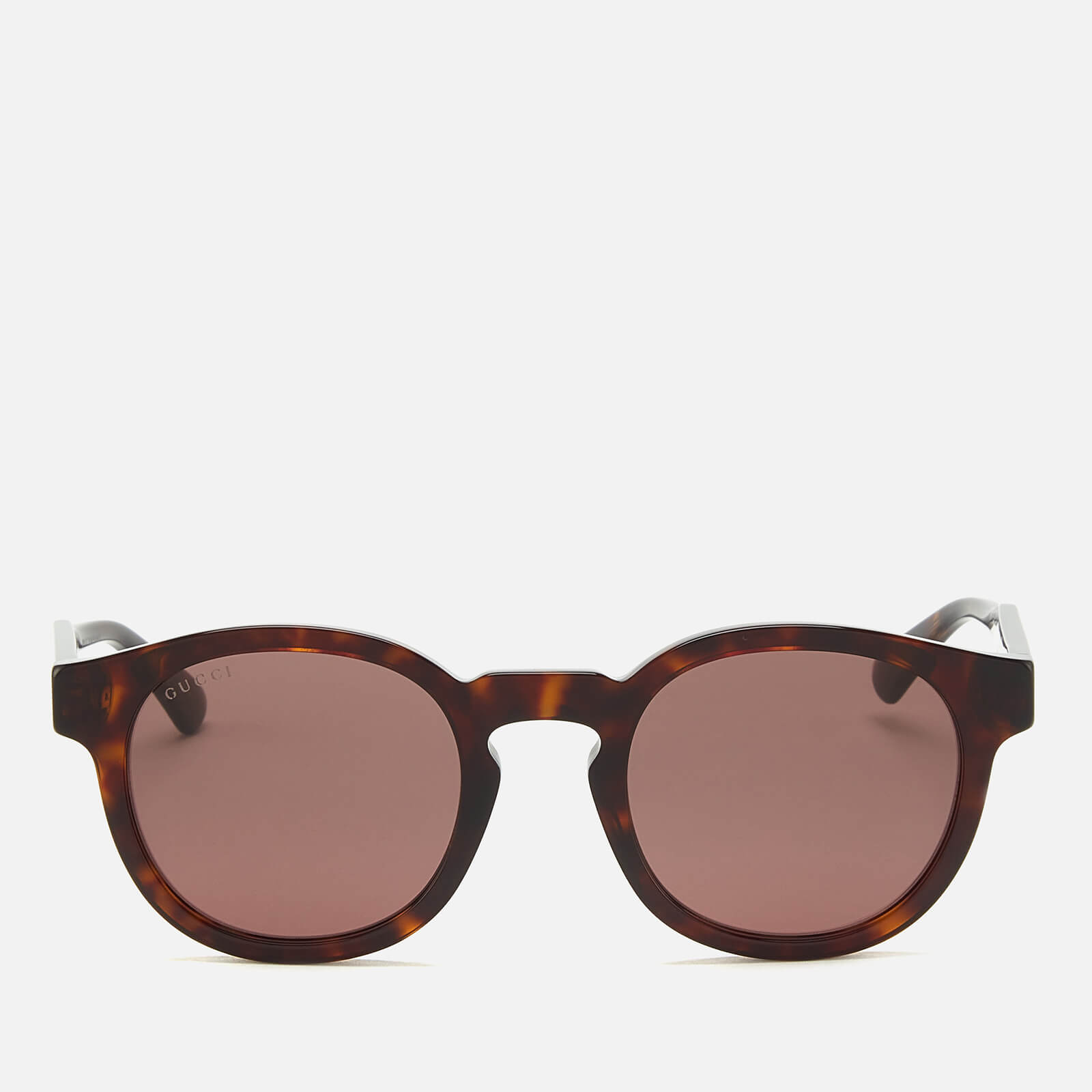 Gucci Men's Acetate Frame Sunglasses - Shiny Dark Havana