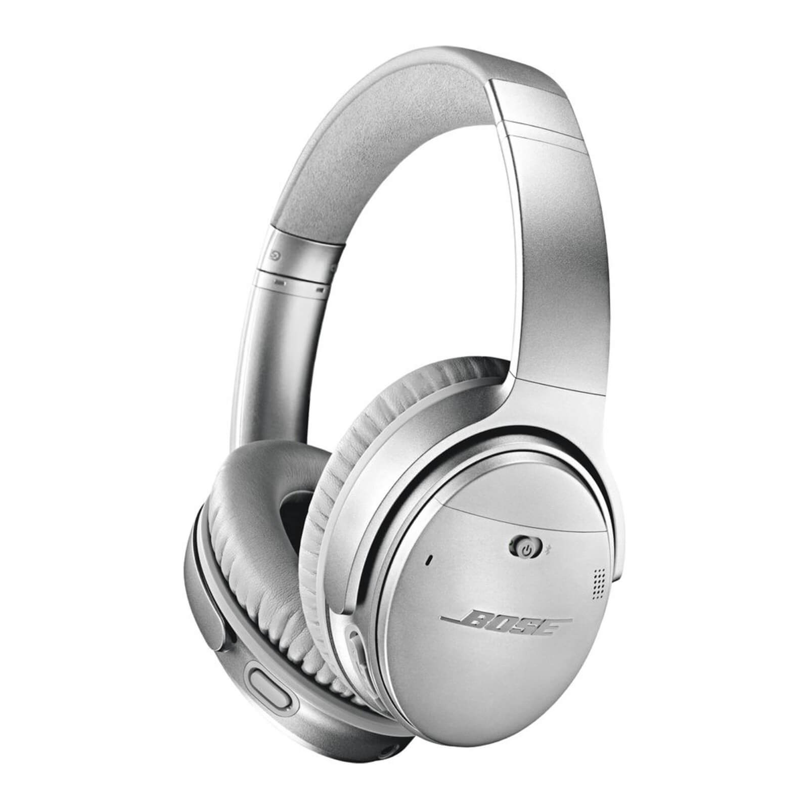 Bose QuietComfort 35 (Series II) Wireless Headphones, Noise Cancelling with Alexa Built-In - Silver