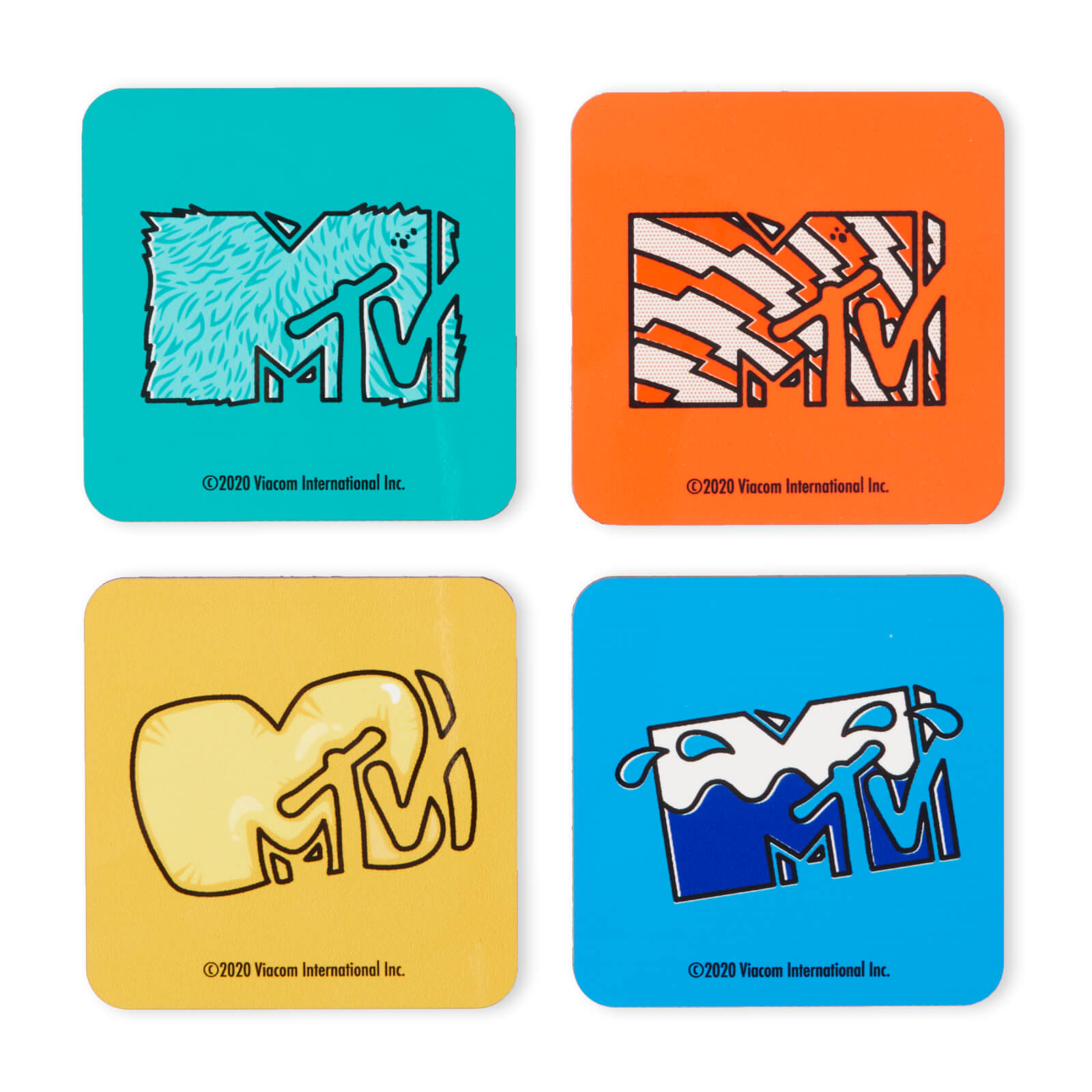 MTV Multiple Logo Coaster Set