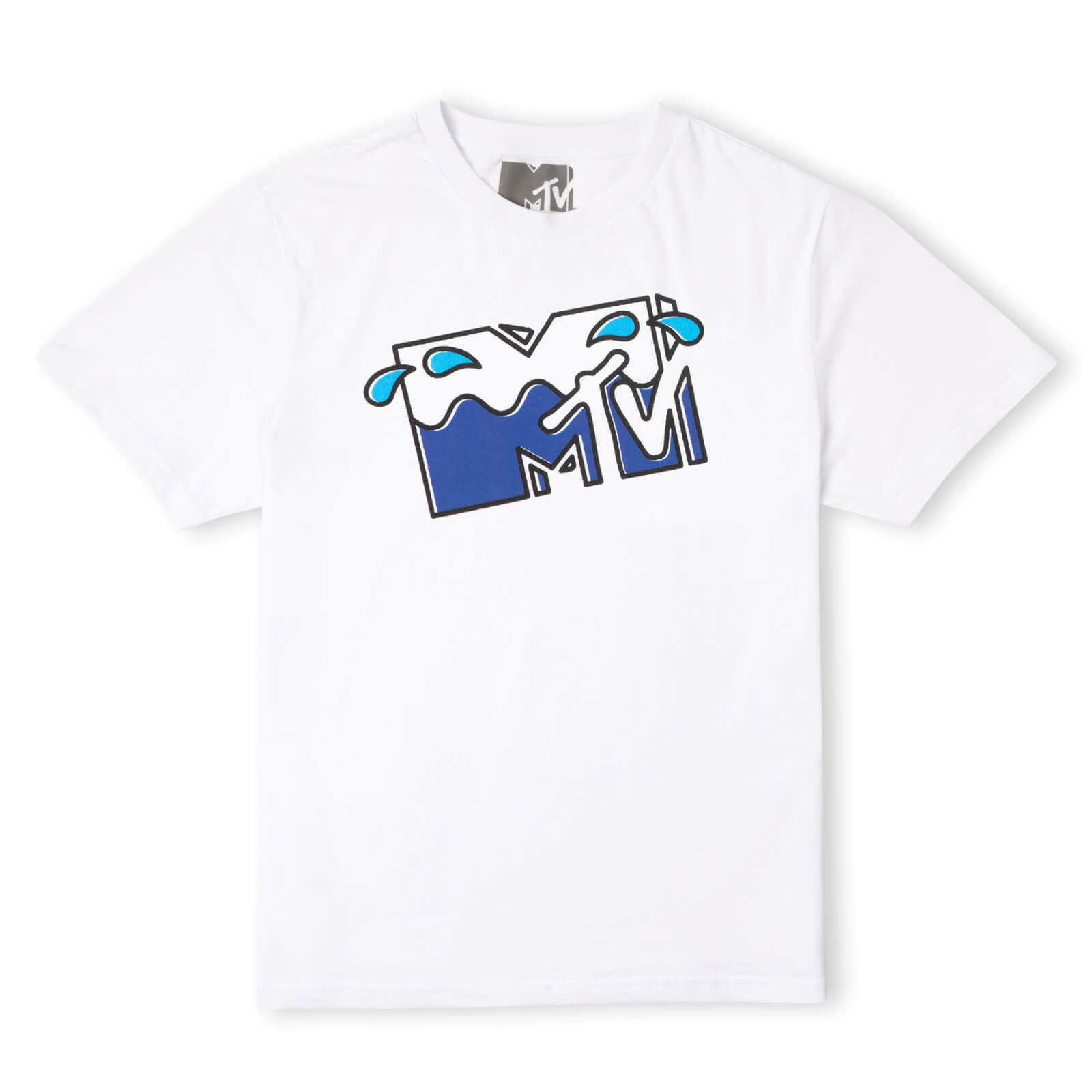 MTV Water Logo Women's T-Shirt - White - XS - White