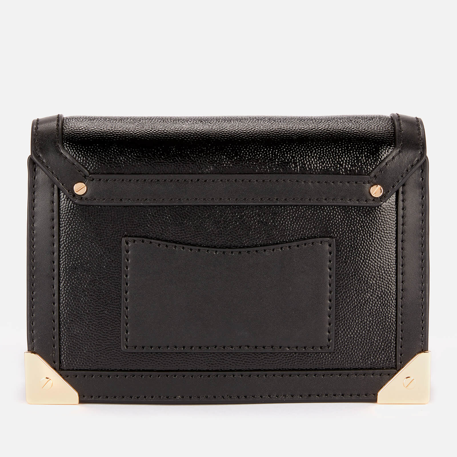 Michael Michael Kors Women's Grace Small Trunk Cross Body Bag - Black
