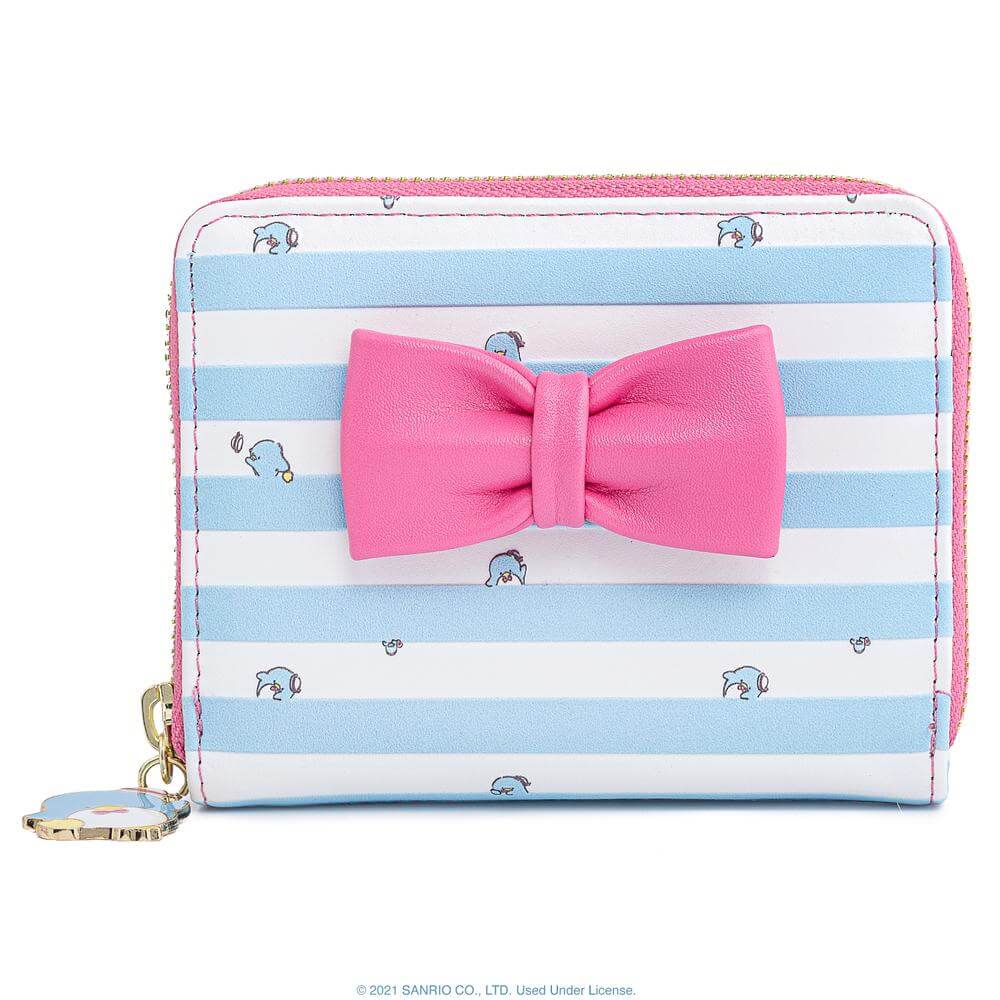 Loungefly Sanrio Tuxedo Sam Striped Zip Around Wallet