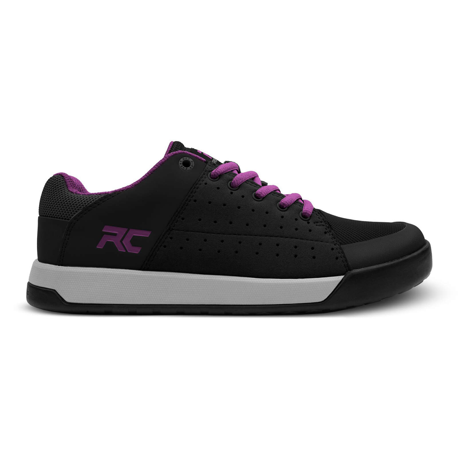 Ride Concepts Women's Livewire Flat MTB Shoes - UK 3/EU 35 - Black/Purple