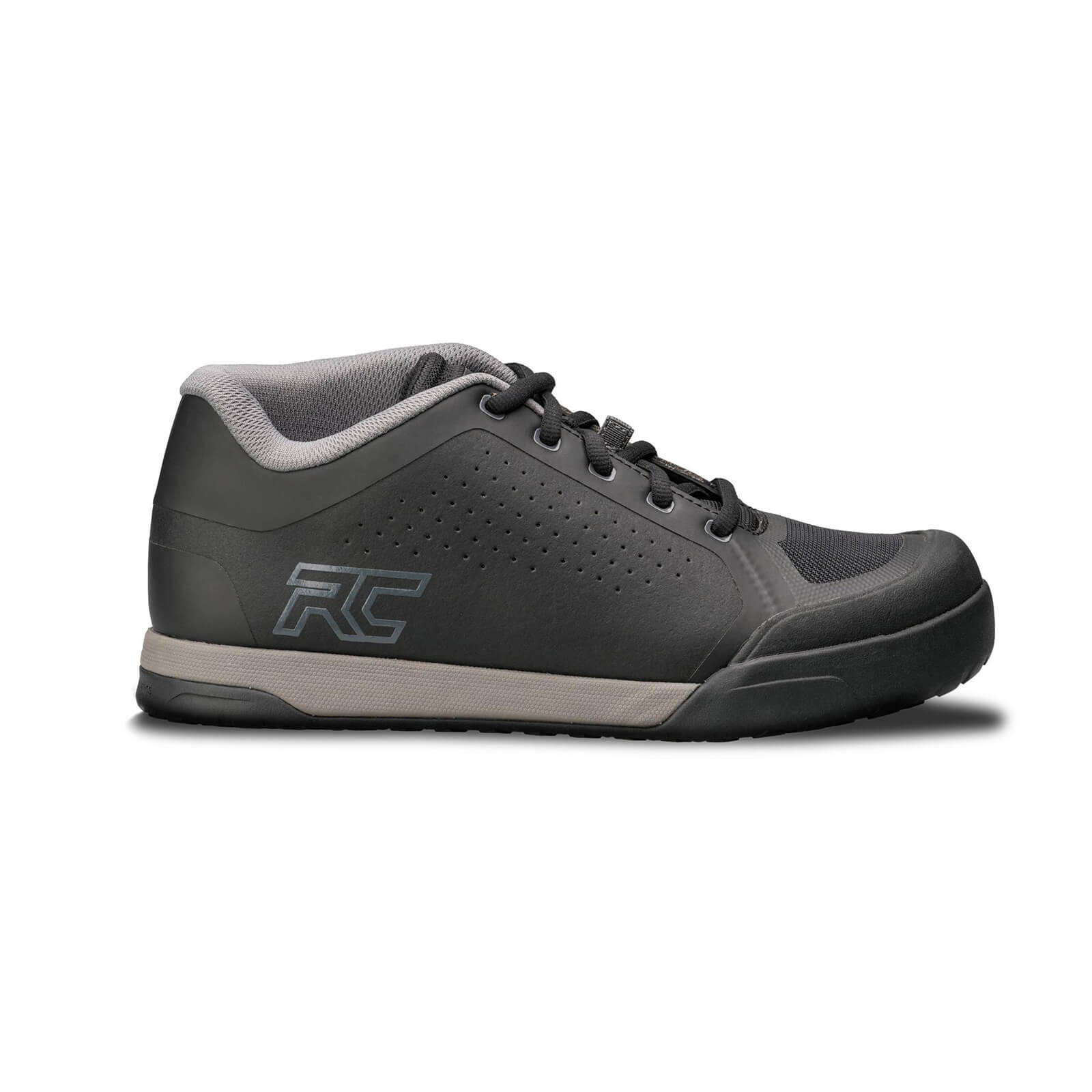 Image of Ride Concepts Powerline Flat MTB Shoes - UK 6/EU 39.5/US 7 - Black/Charcoal