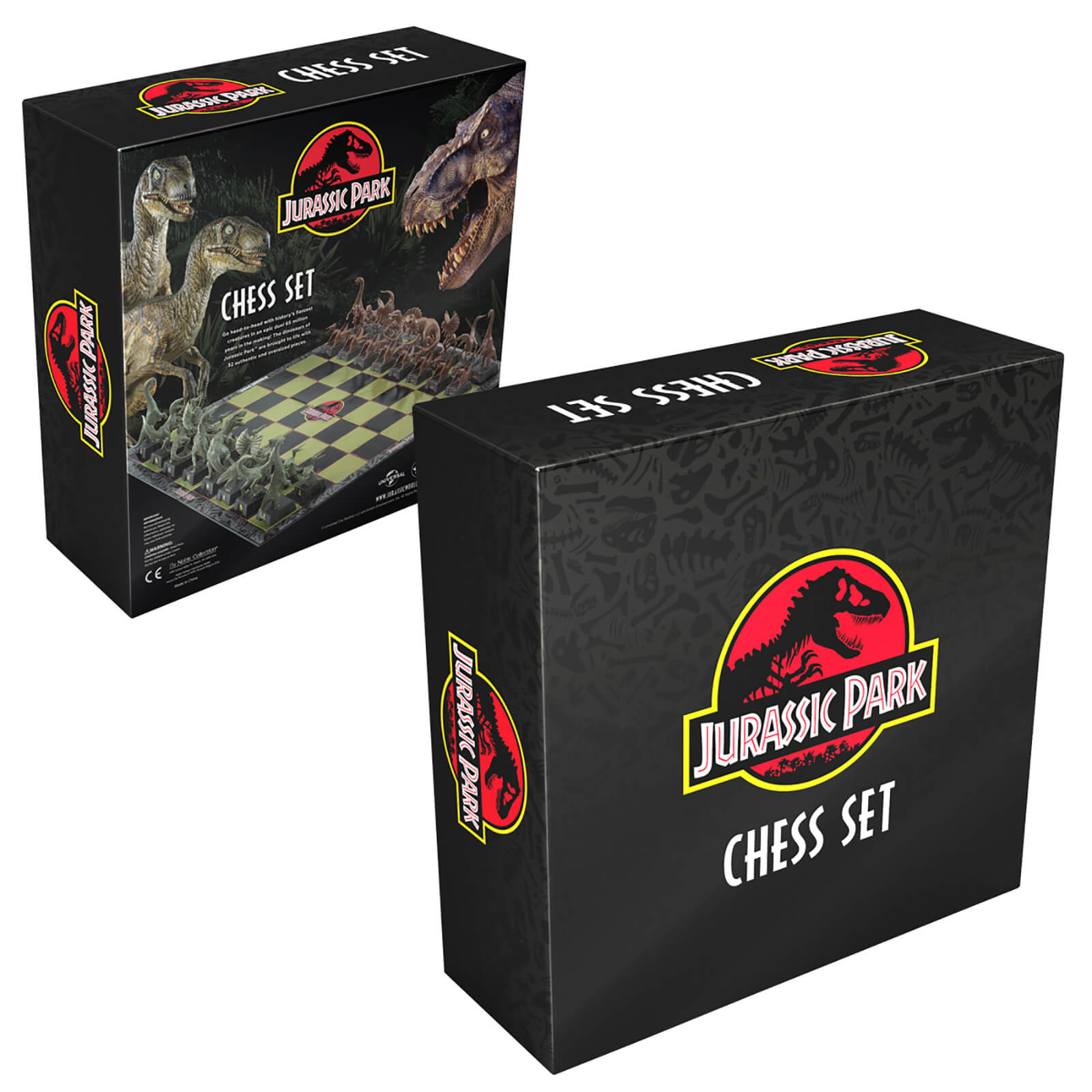 The Noble Collection  The Noble Collection Jurassic Park Chess Set