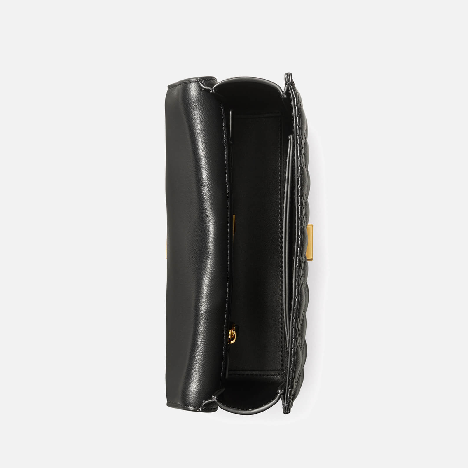 tory burch women's fleming small convertible shoulder bag - black