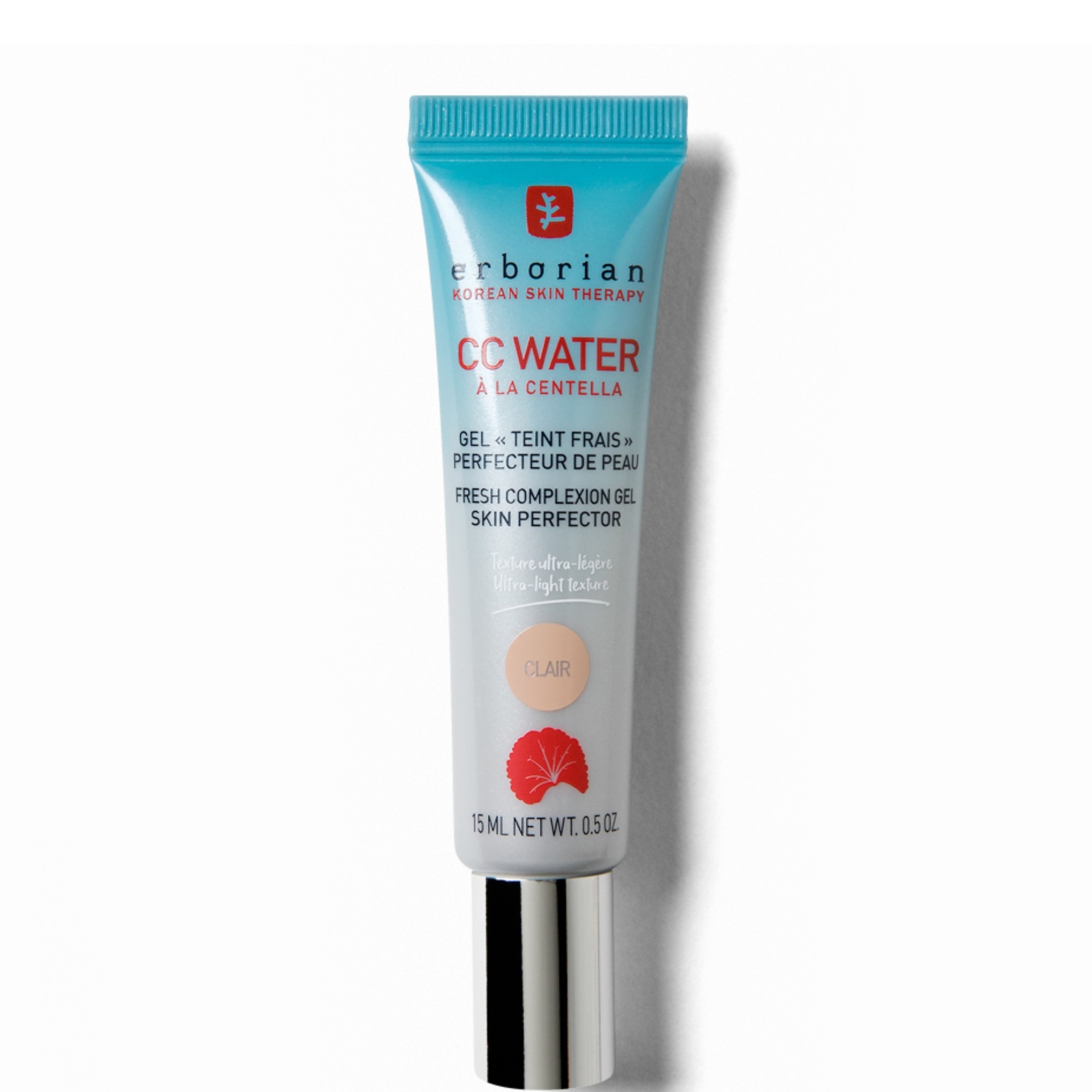 CC Water 15ml - Gel hidratante ultraligero refrescante y matificante para todo tipo de piel (Varios tonos) - Clair