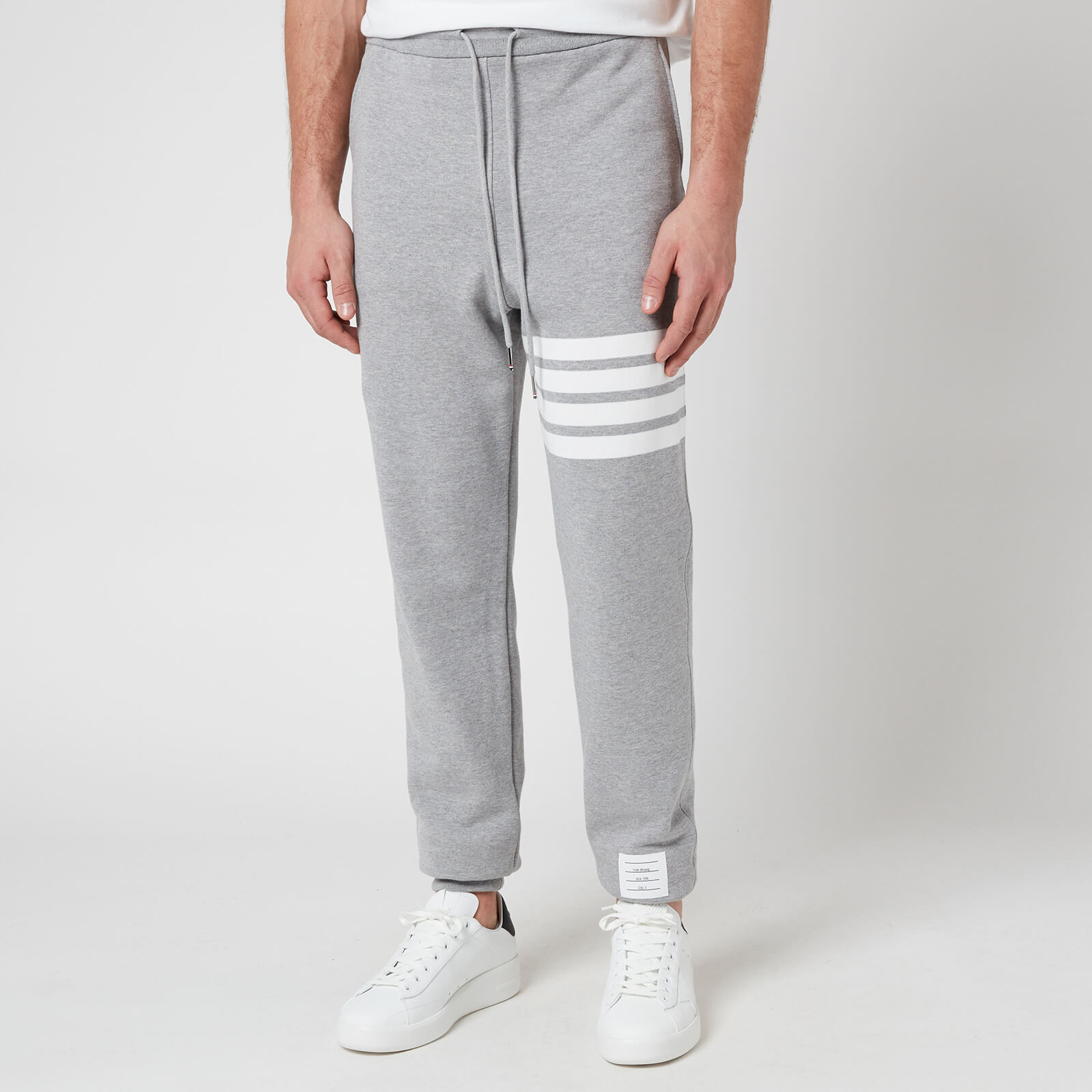 Thom Browne Men's 4-Bar Classic Sweatpants - Light Grey - 2/M