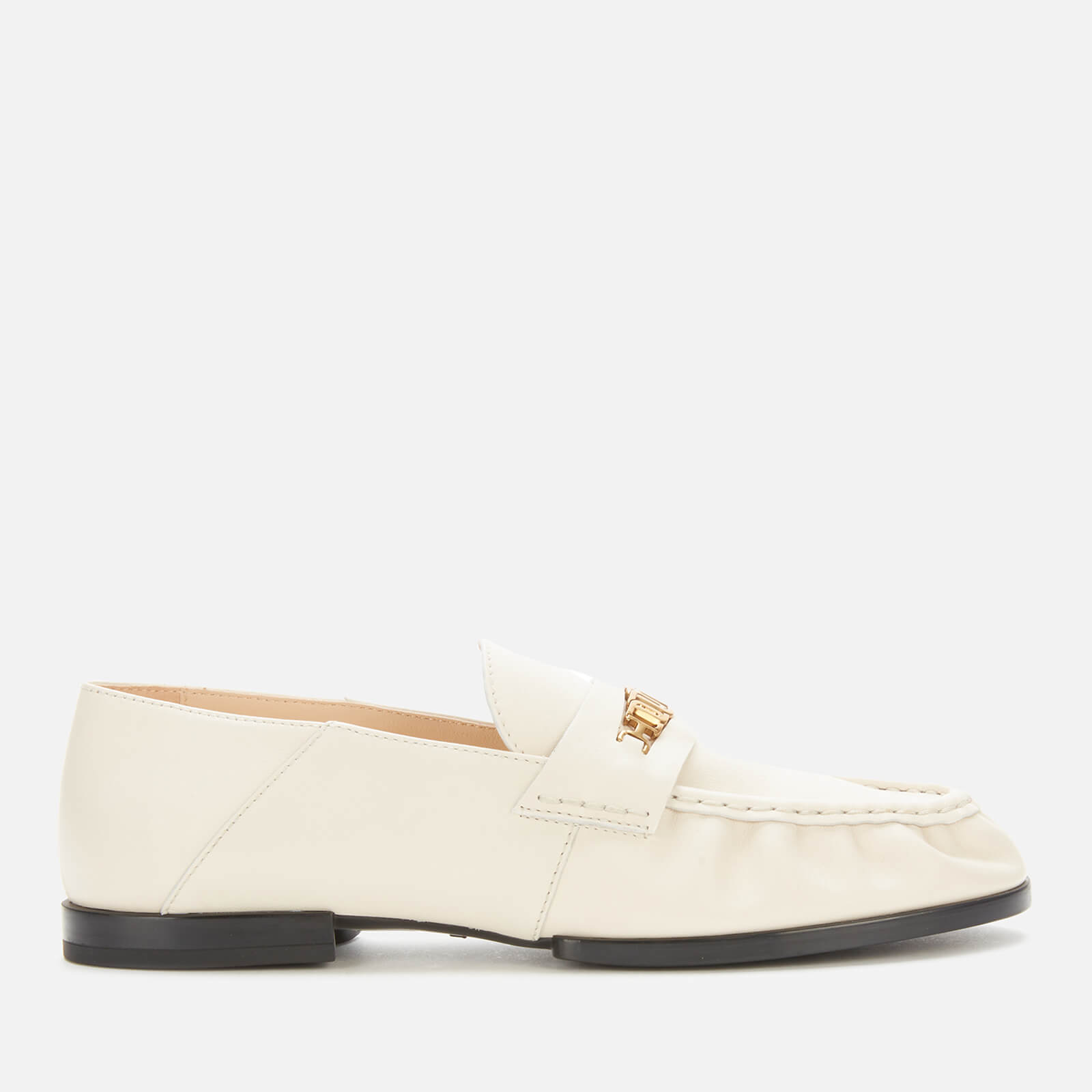 Tod's Women's Gomma Des Leather Loafers - White - UK 3